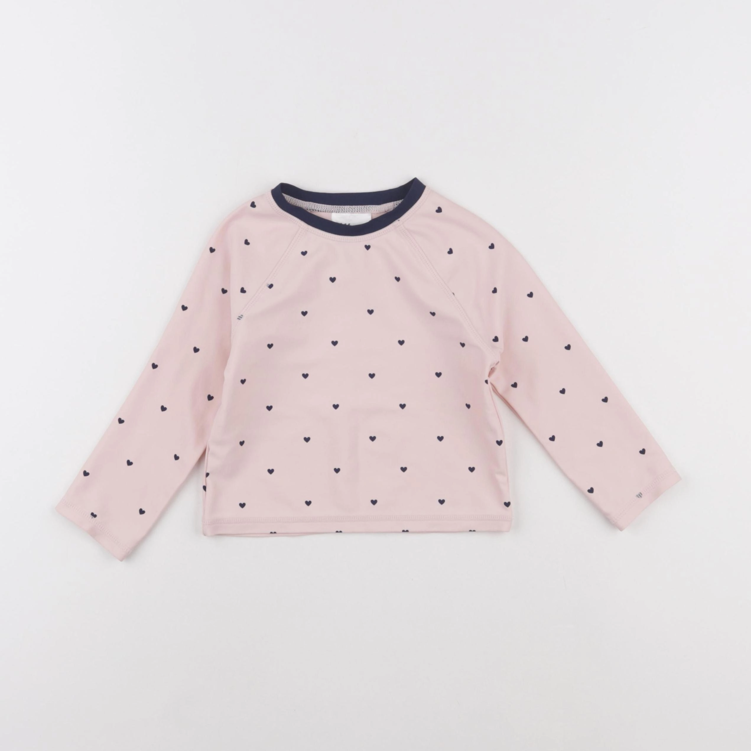 H&M - tee-shirt de bain rose - 6/12 mois