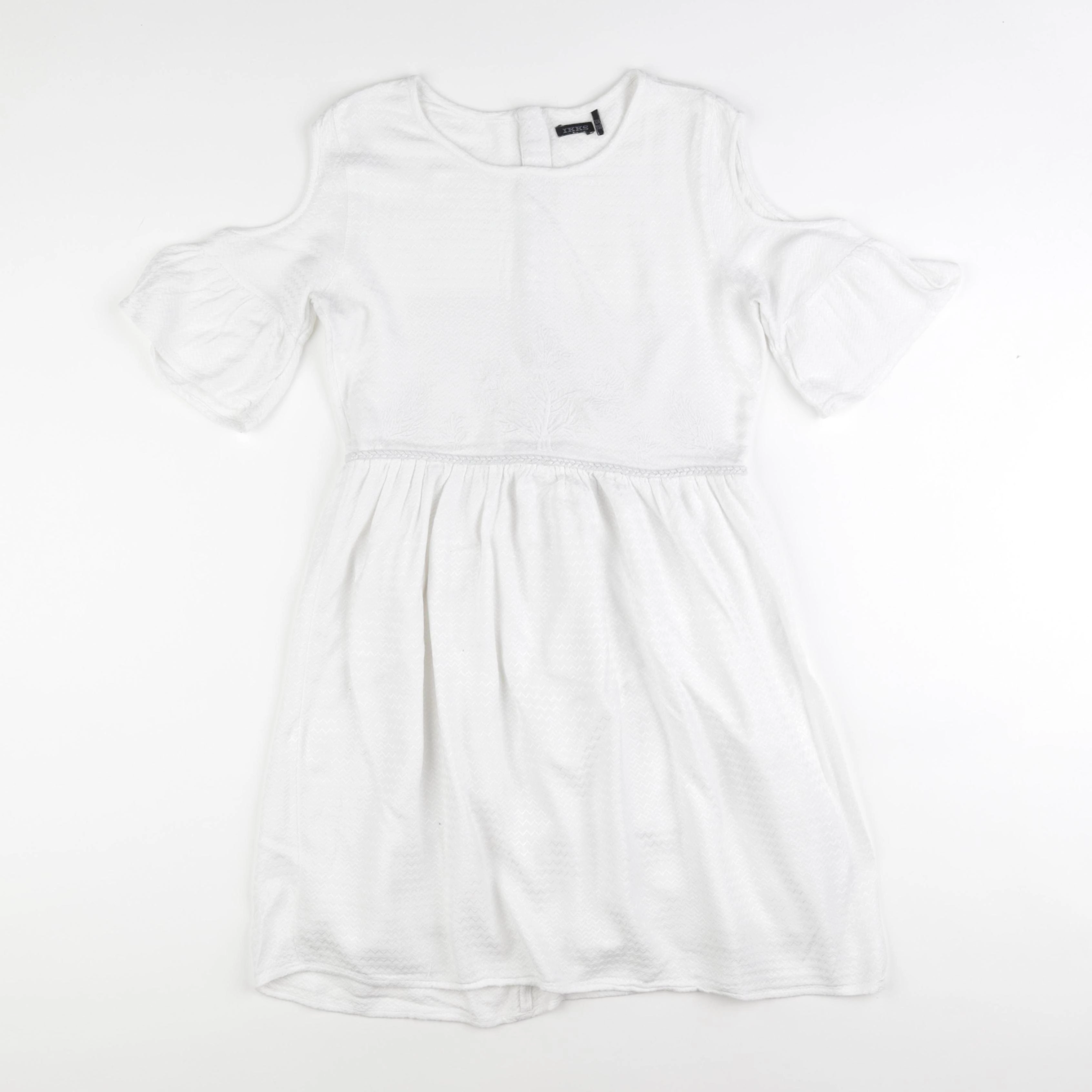 IKKS - robe blanc - 12 ans