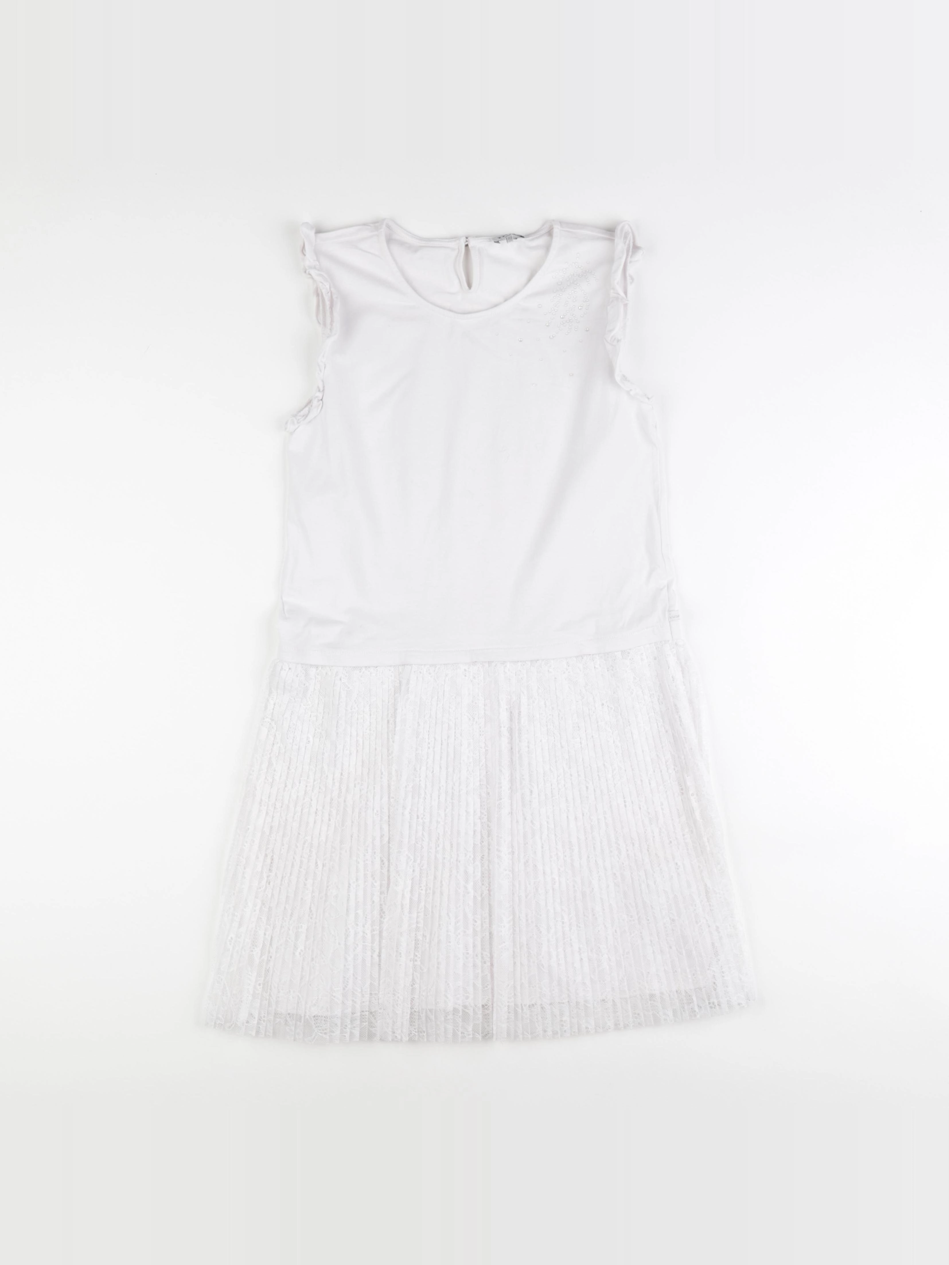 IKKS - robe blanc - 12 ans