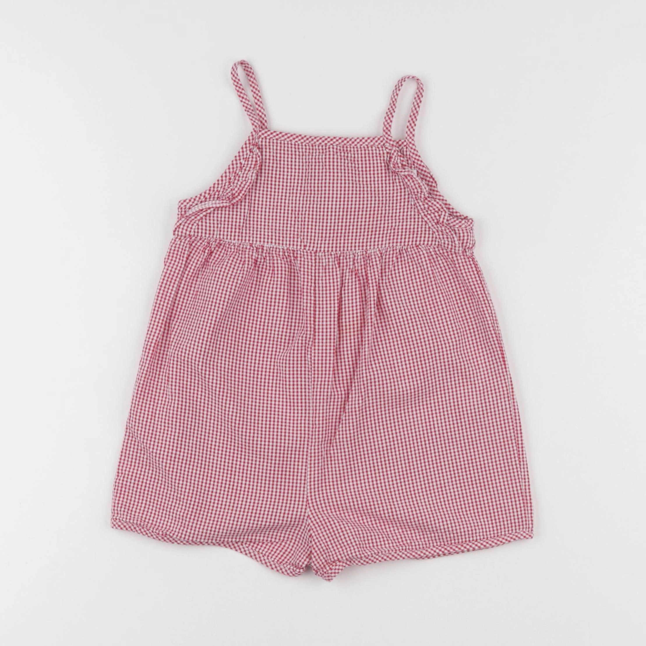 Zara - combinaison blanc, rouge - 18/24 mois