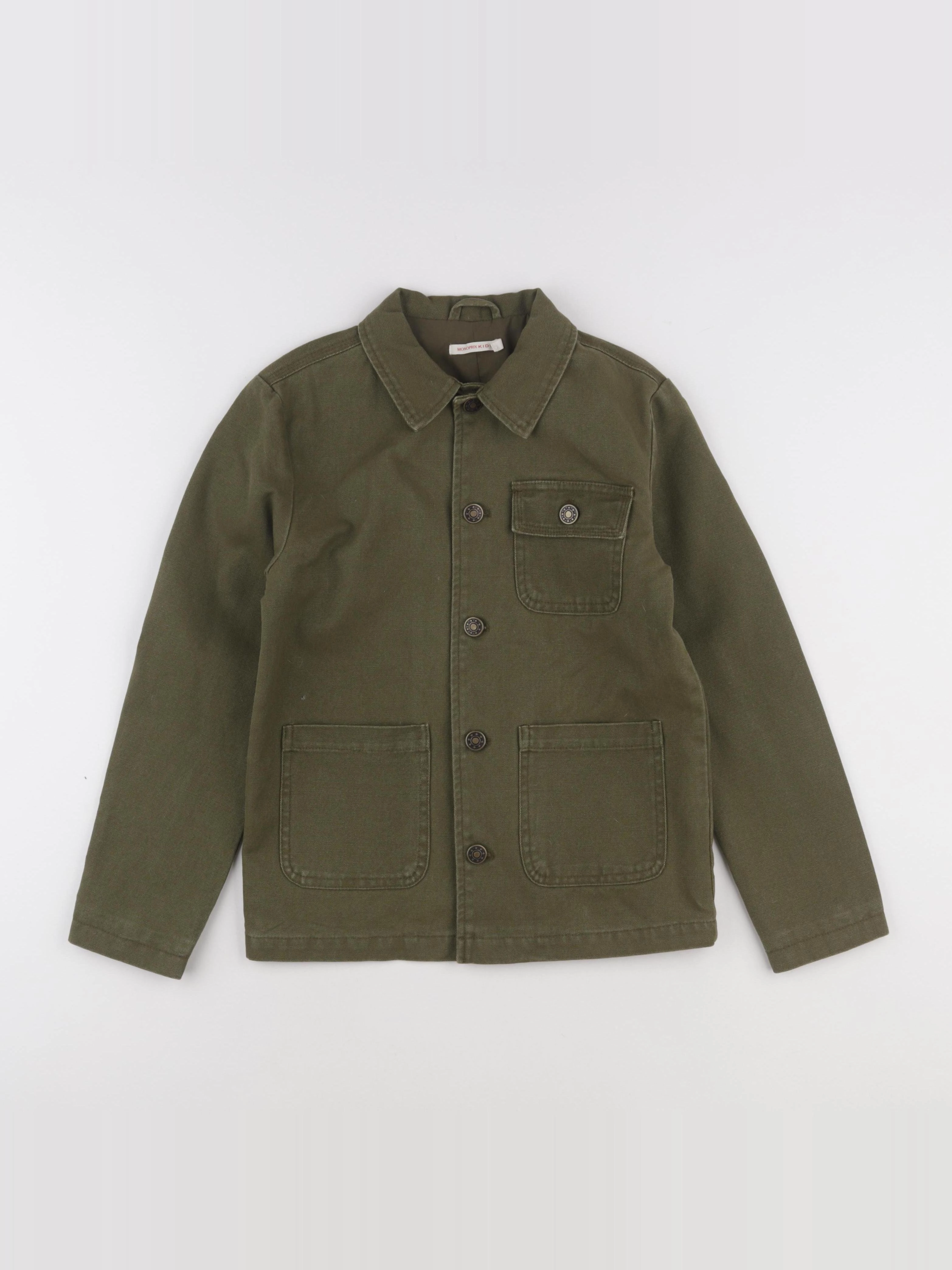 Monoprix - veste vert - 8 ans