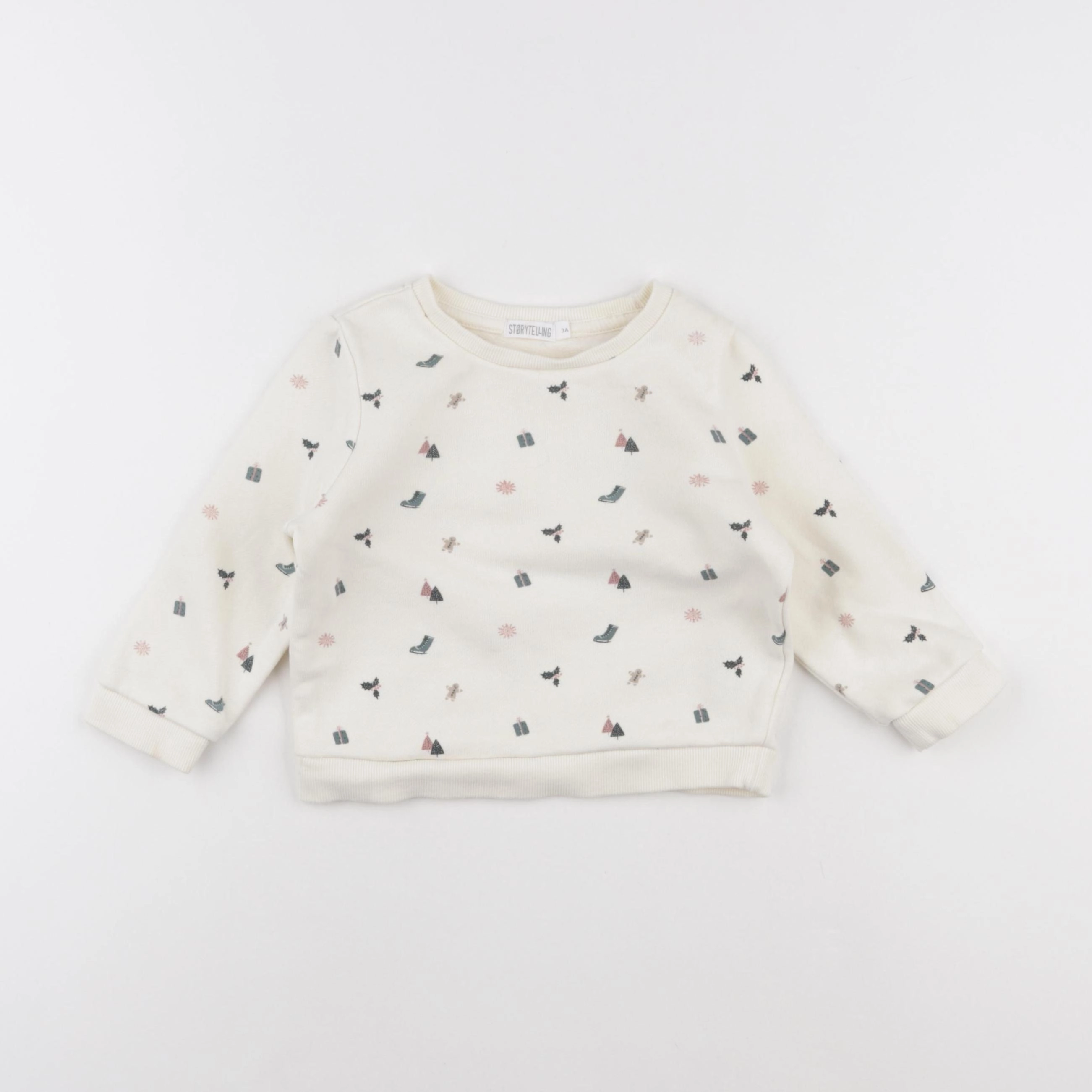 Storytelling - sweat beige - 3 ans