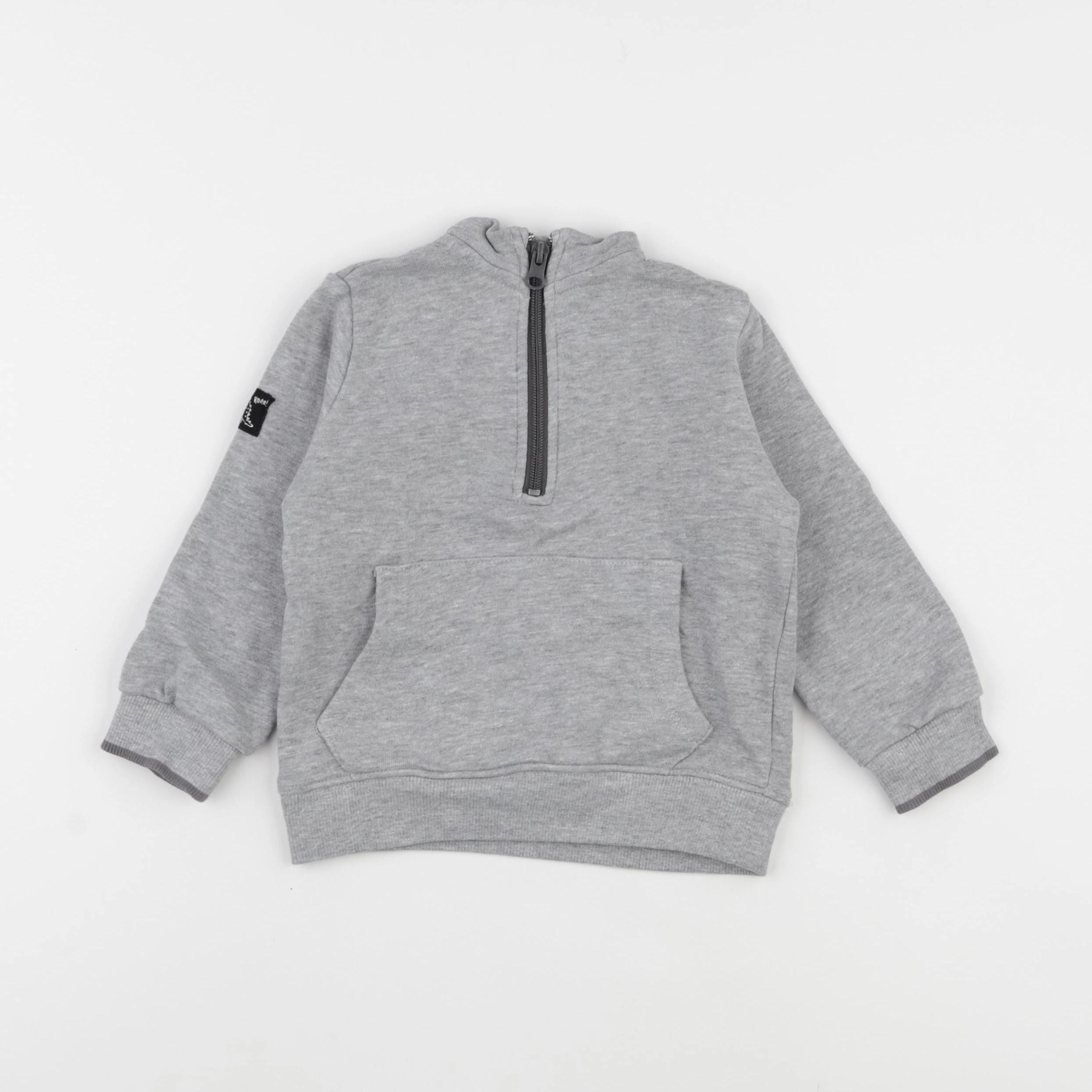 Mango - sweat gris - 18/24 mois