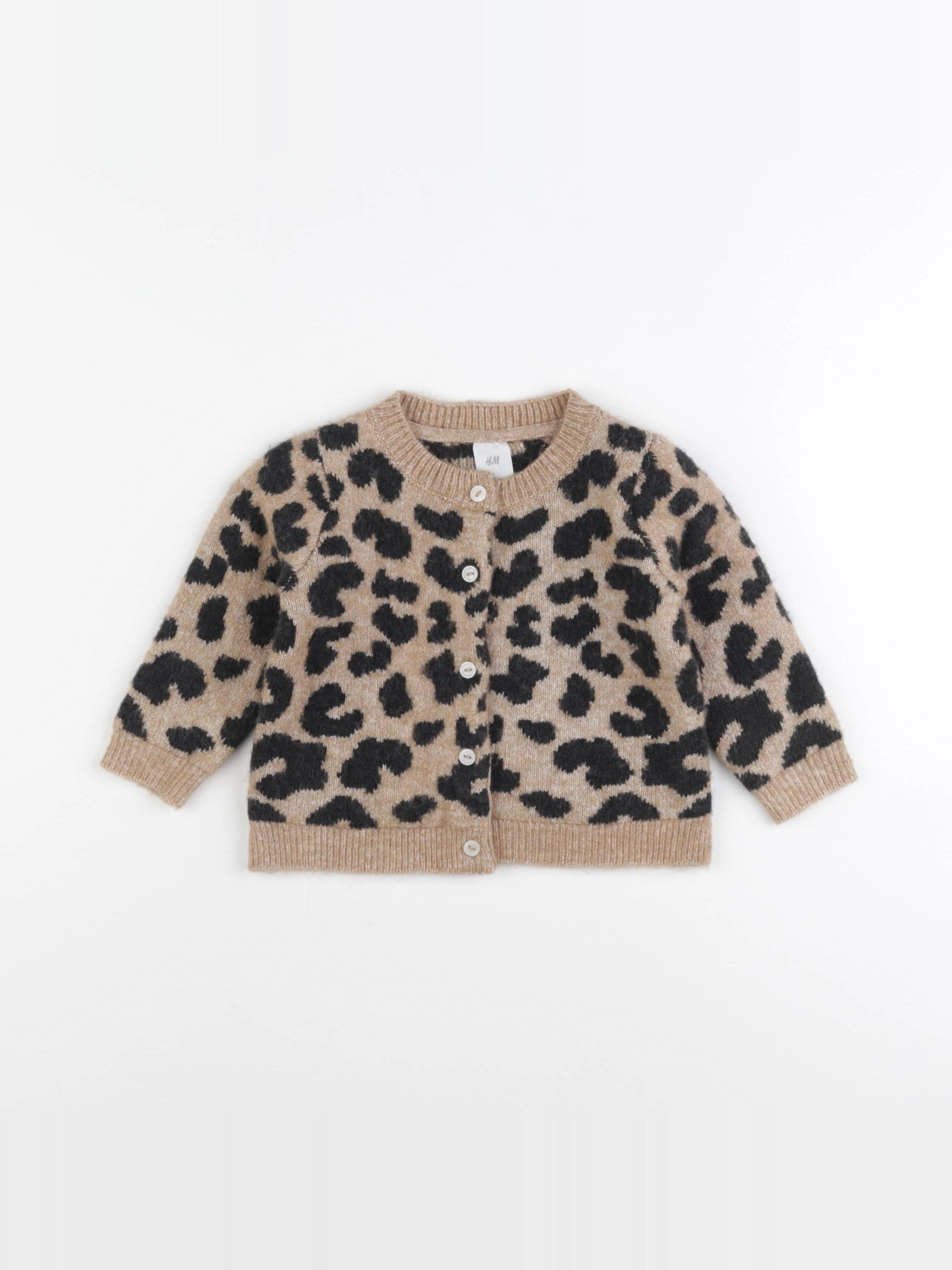 H&M - gilet marron - 6 mois