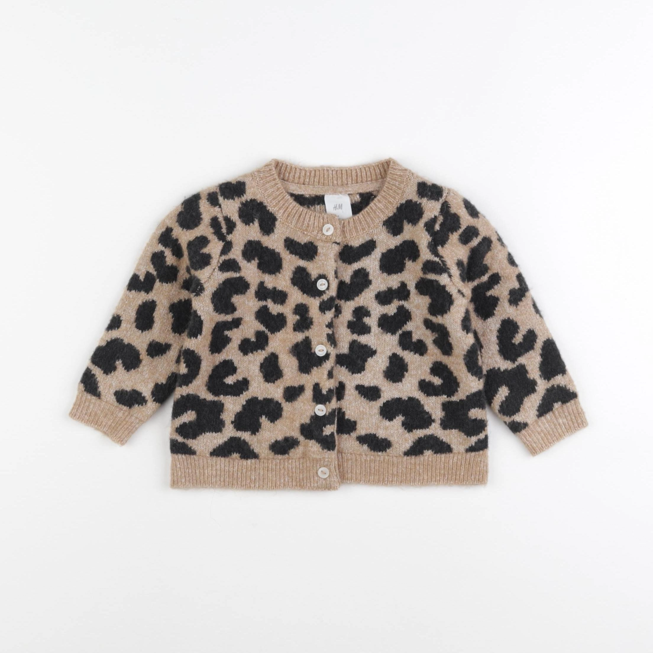 H&M - gilet marron - 6 mois