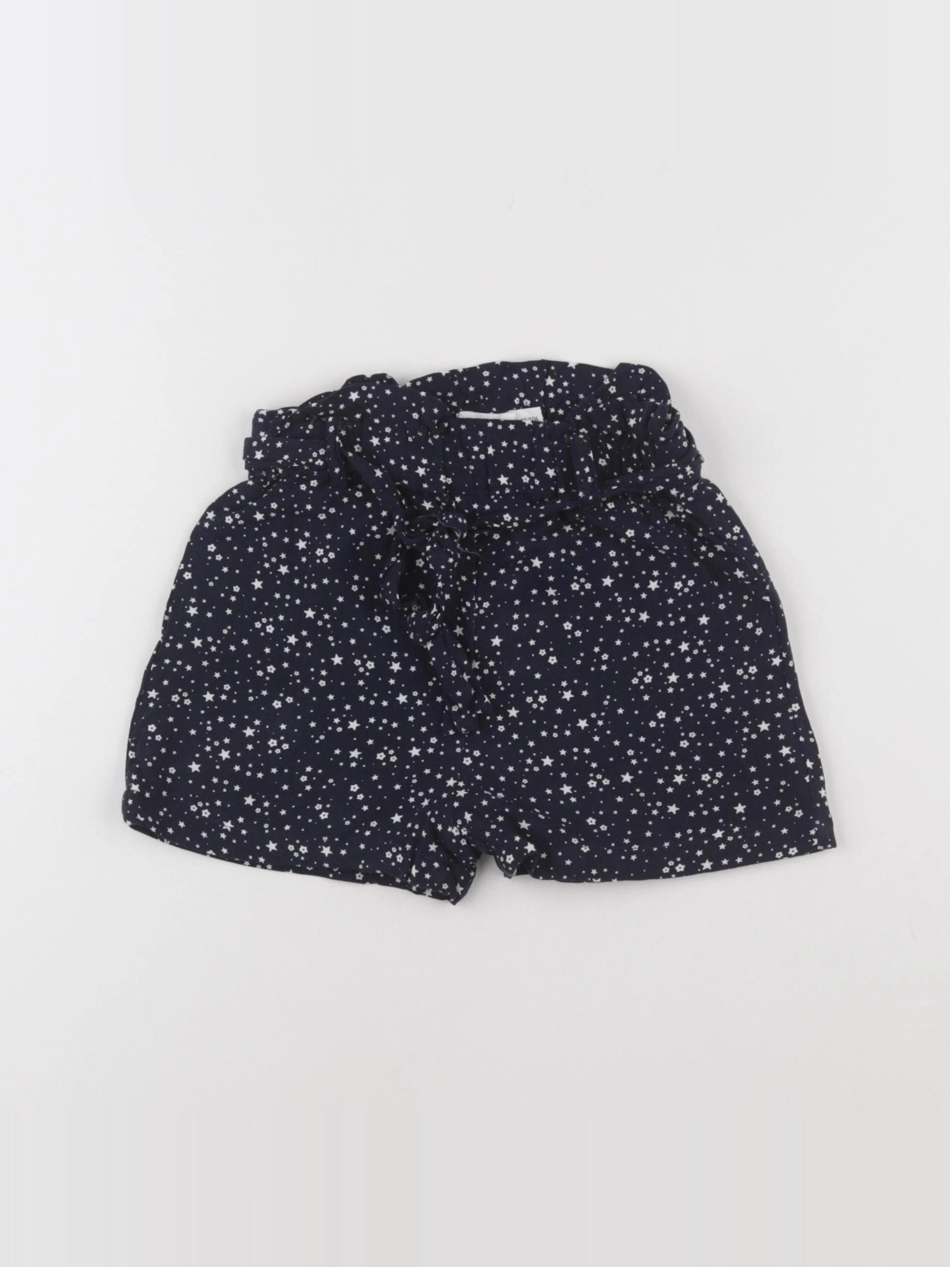 Eden & Victor - short bleu - 4 ans