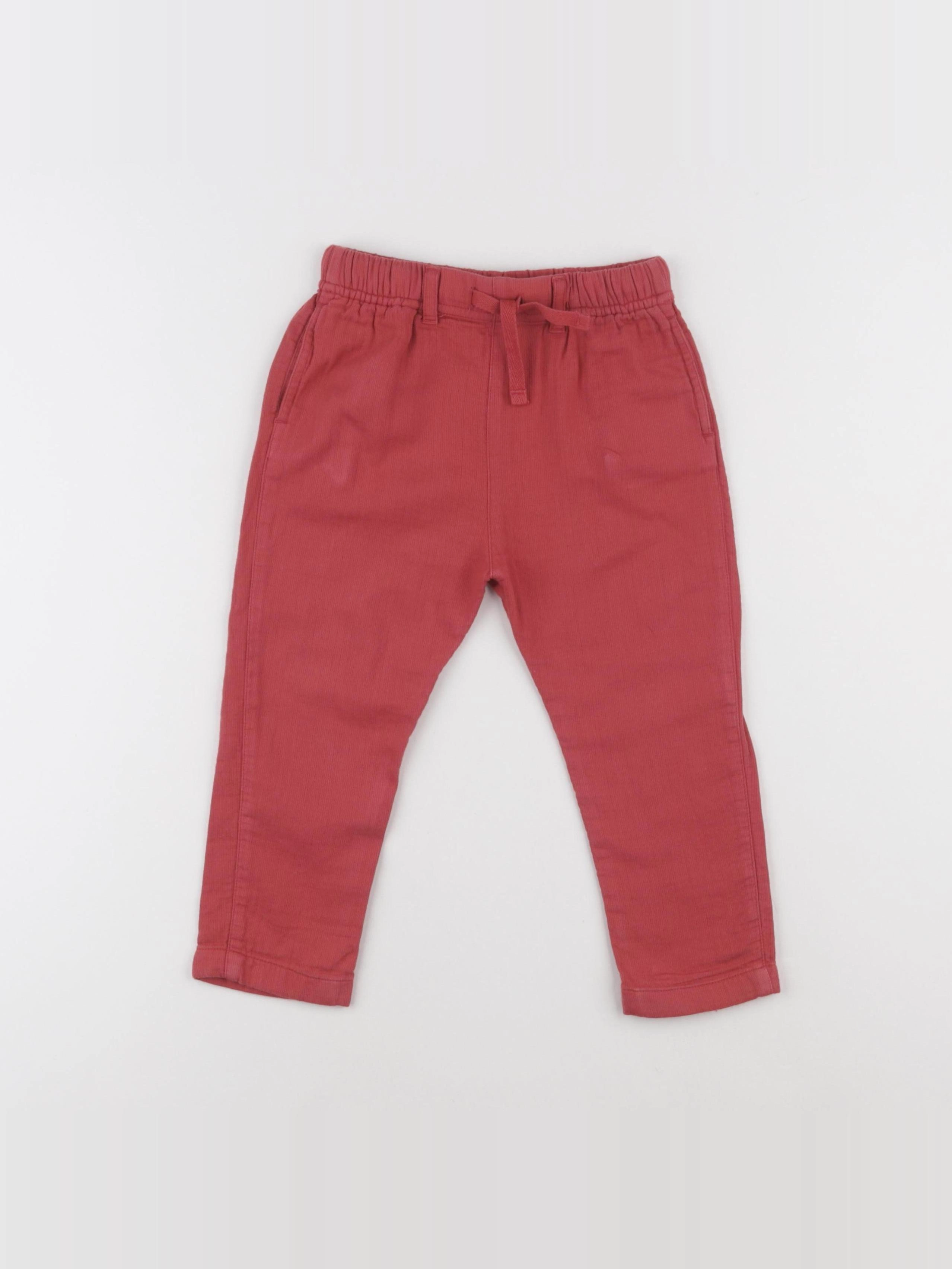 Boutchou - pantalon rouge - 24 mois