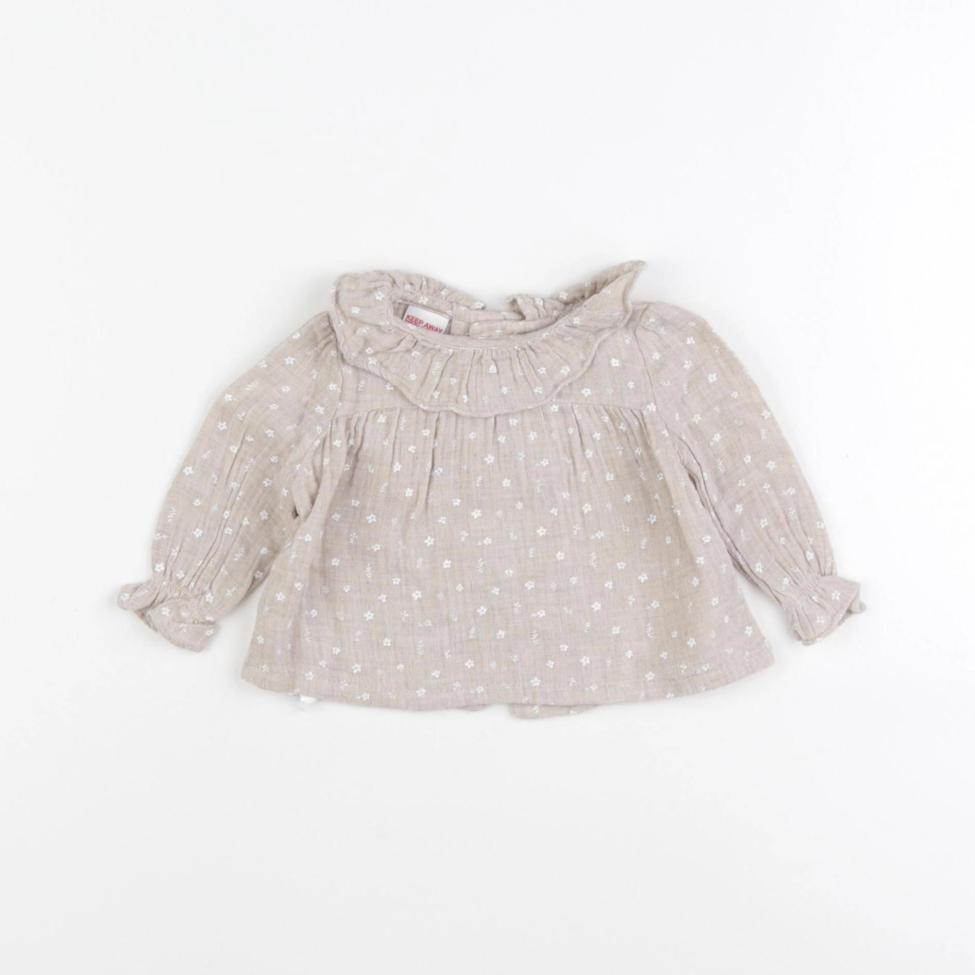 Mango - blouse beige - 0/1 mois