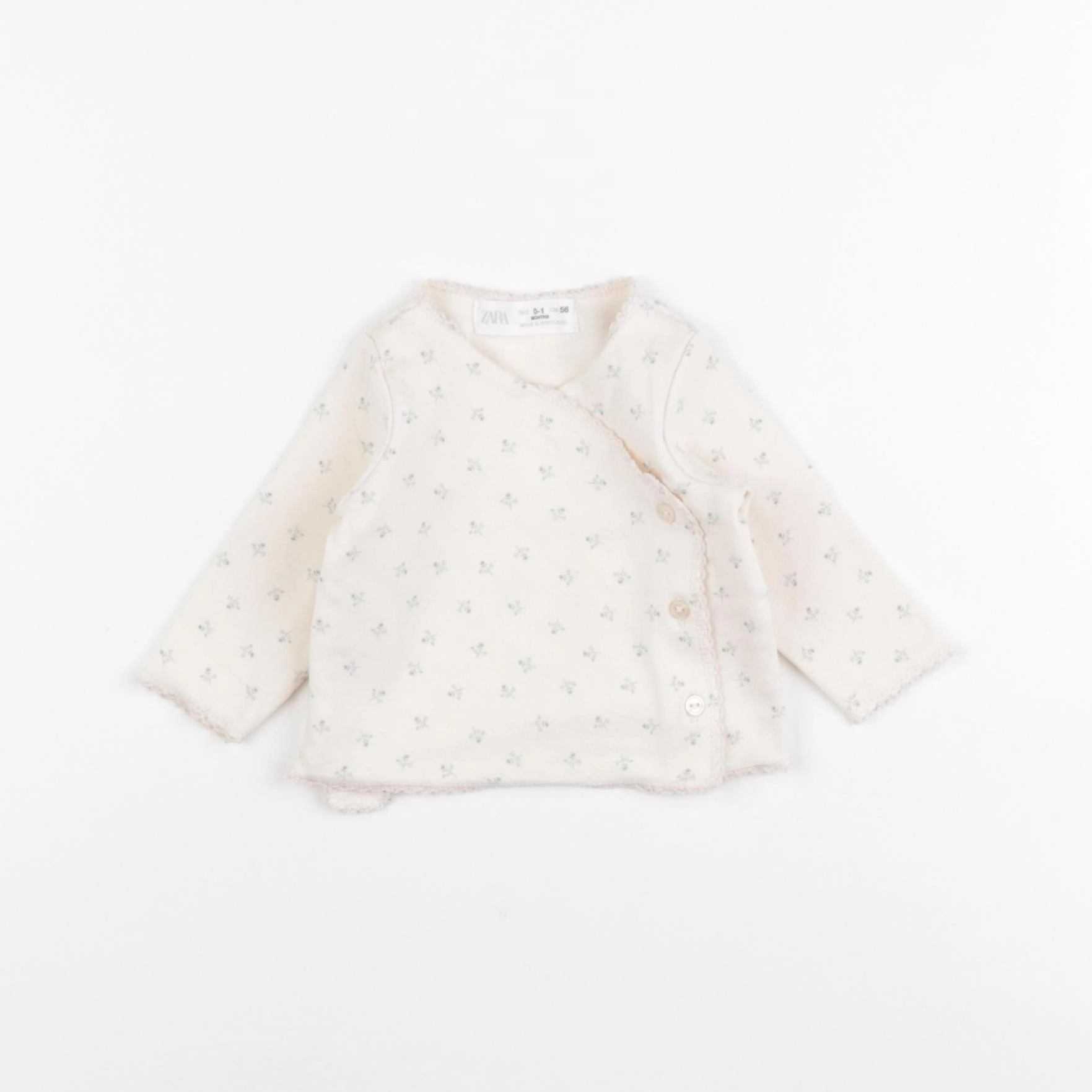 Zara - gilet beige - 0/1 mois