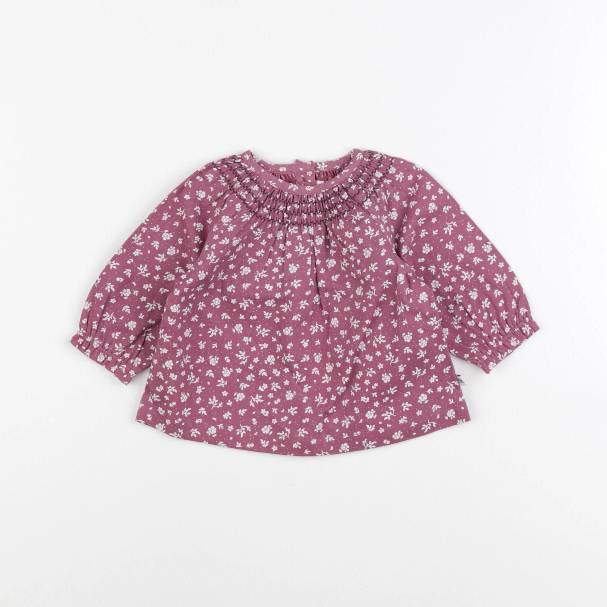 Cadet Rousselle - blouse rose - 1 mois
