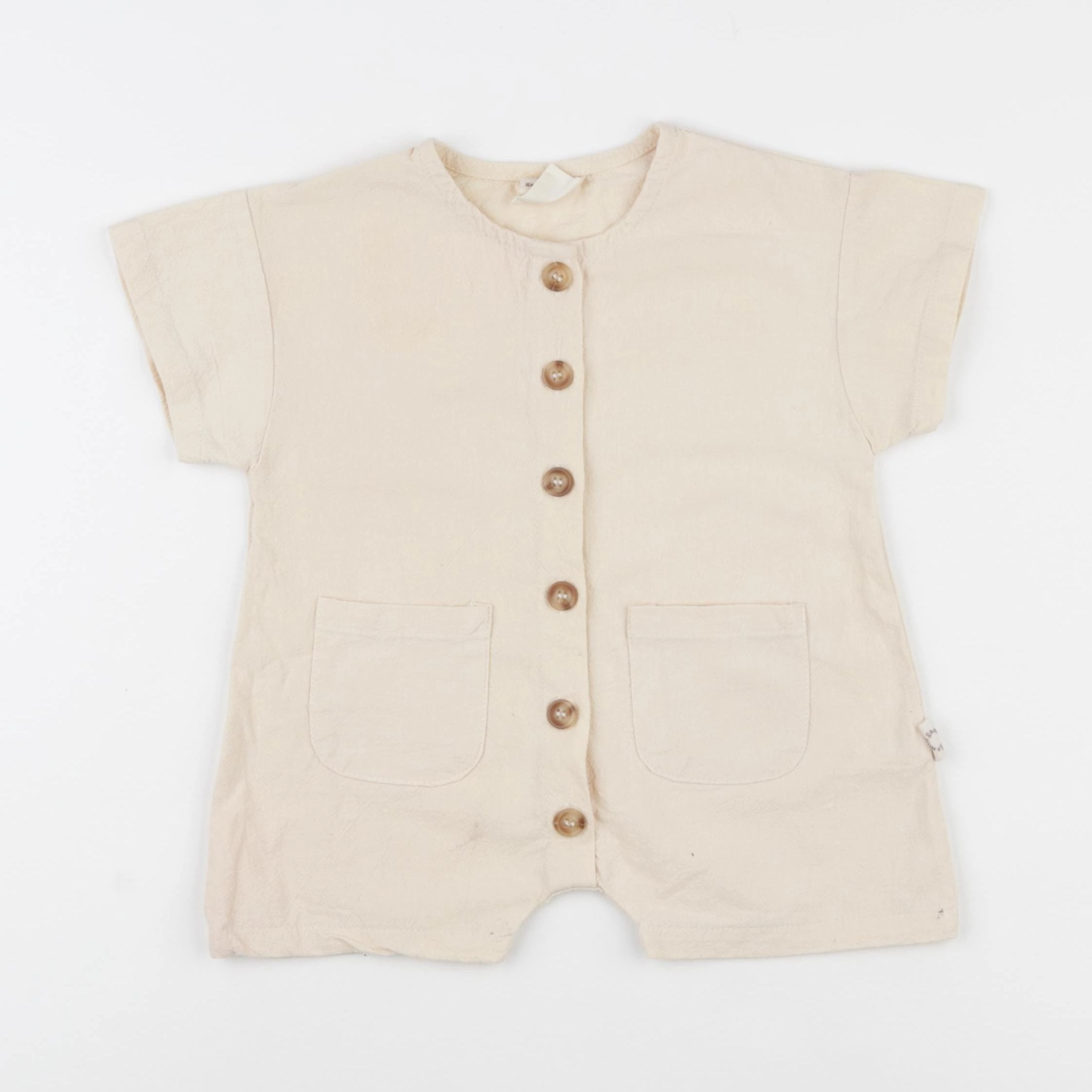 Gamin gamine - combinaison beige - 3/6 mois