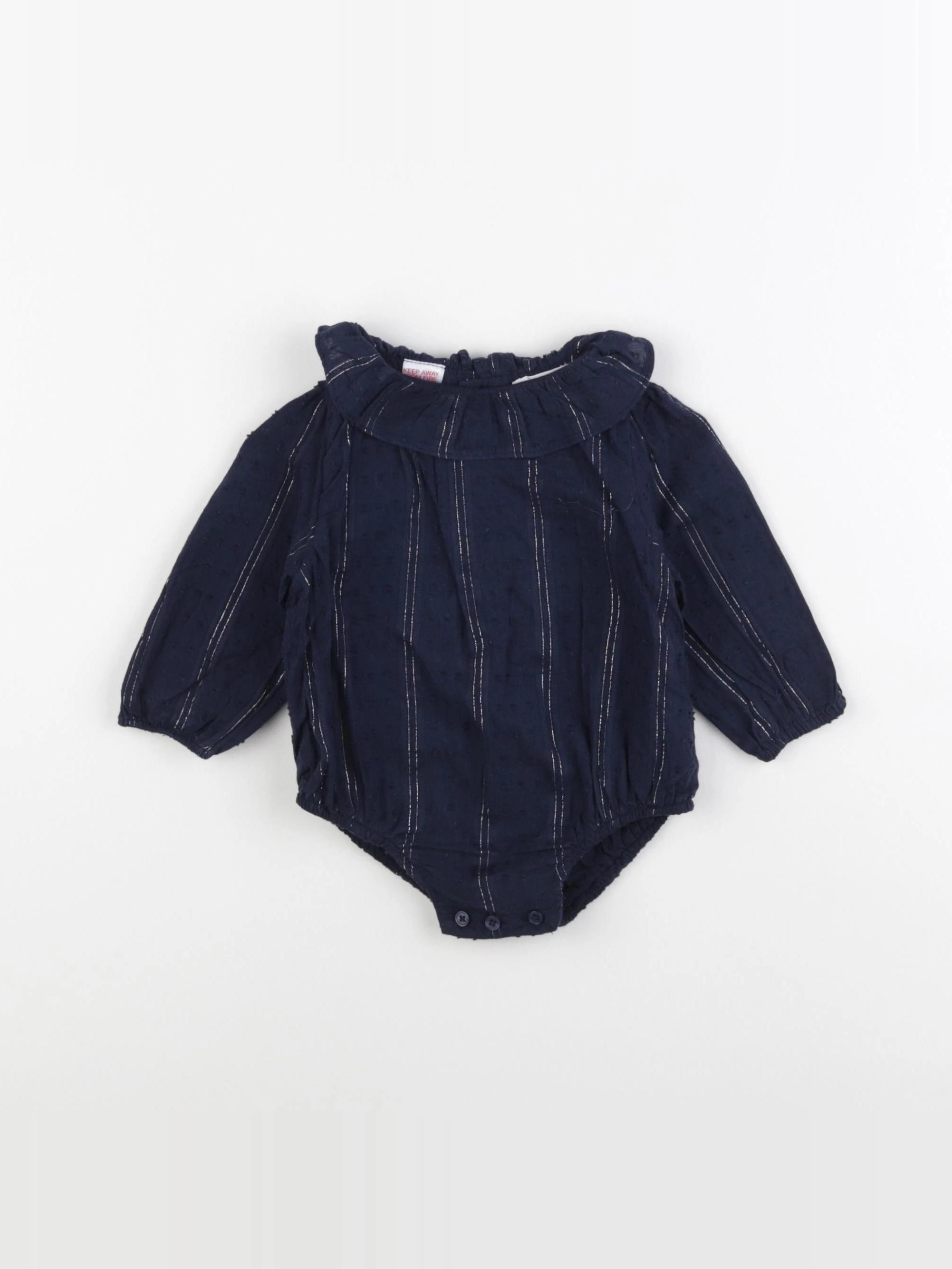 Mango - combinaison bleu - 3/6 mois
