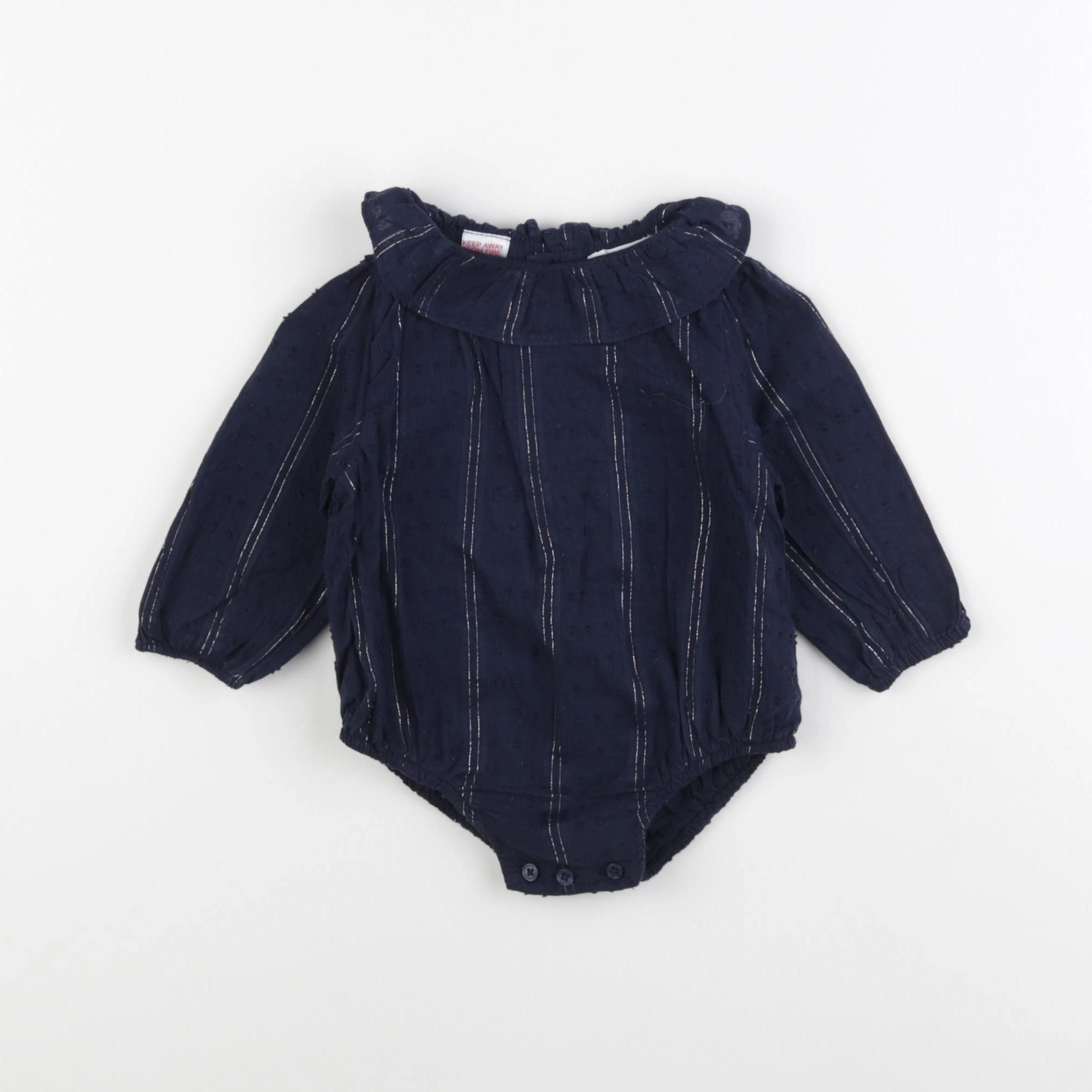 Mango - combinaison bleu - 3/6 mois