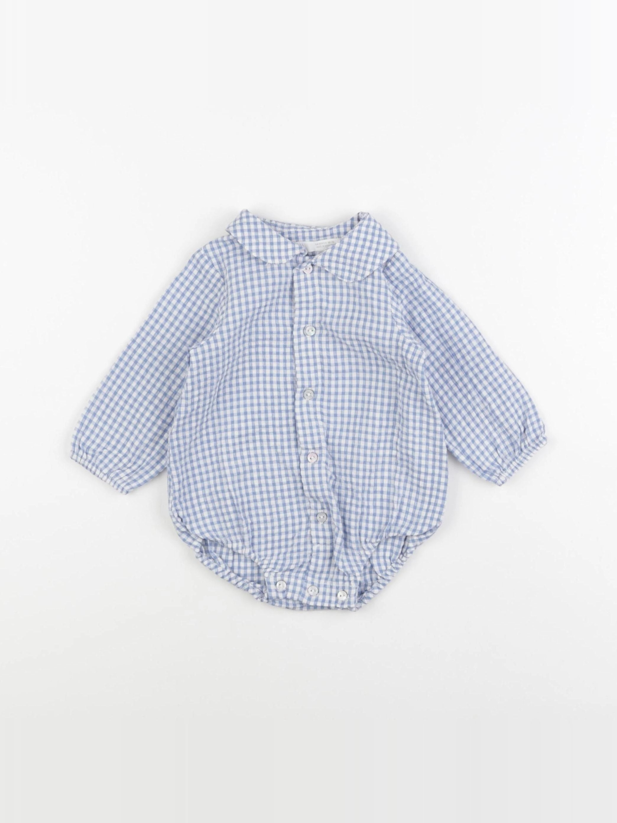 Zara - combinaison bleu - 3/6 mois