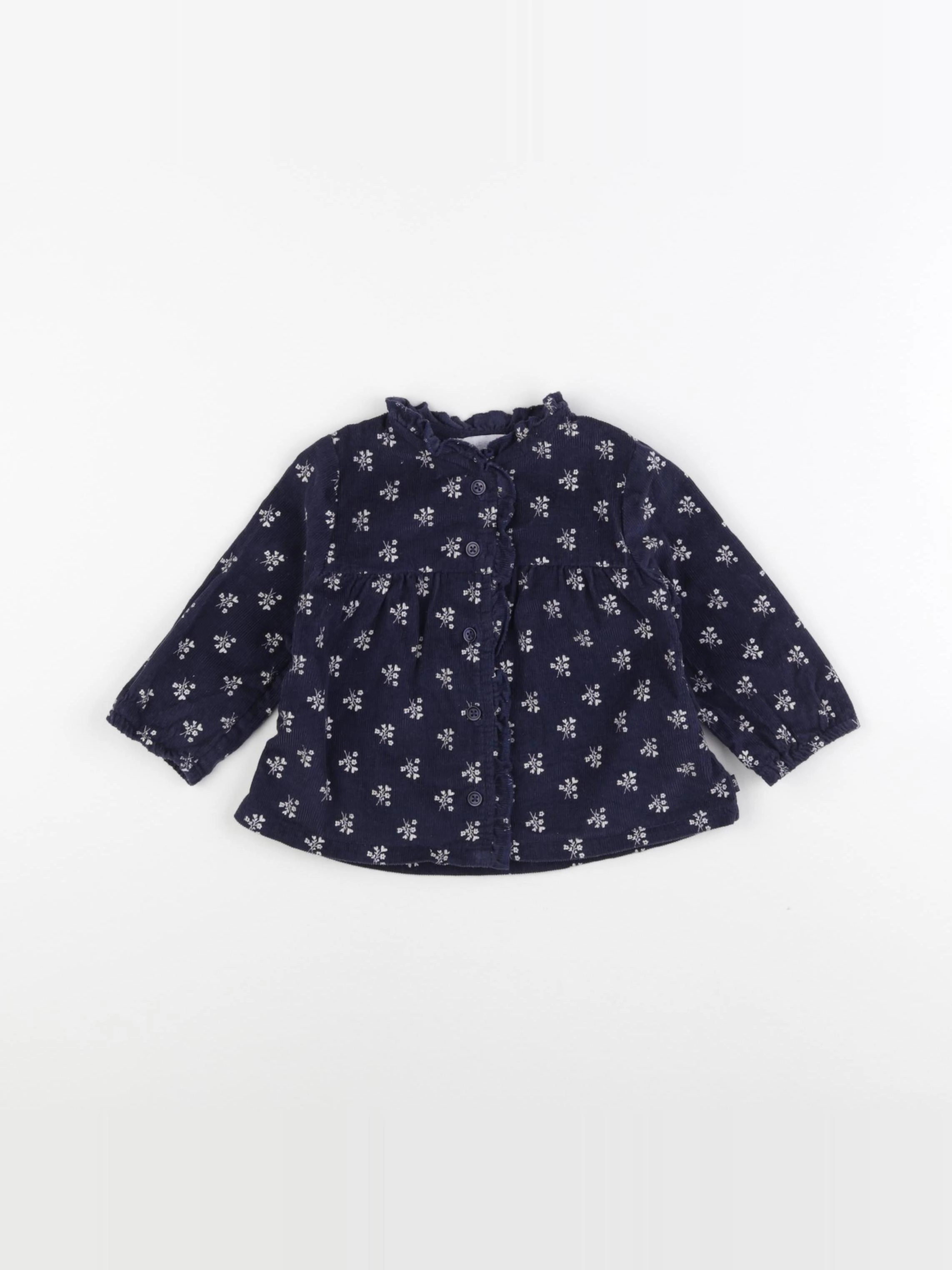 Cadet Rousselle - blouse bleu - 6 mois