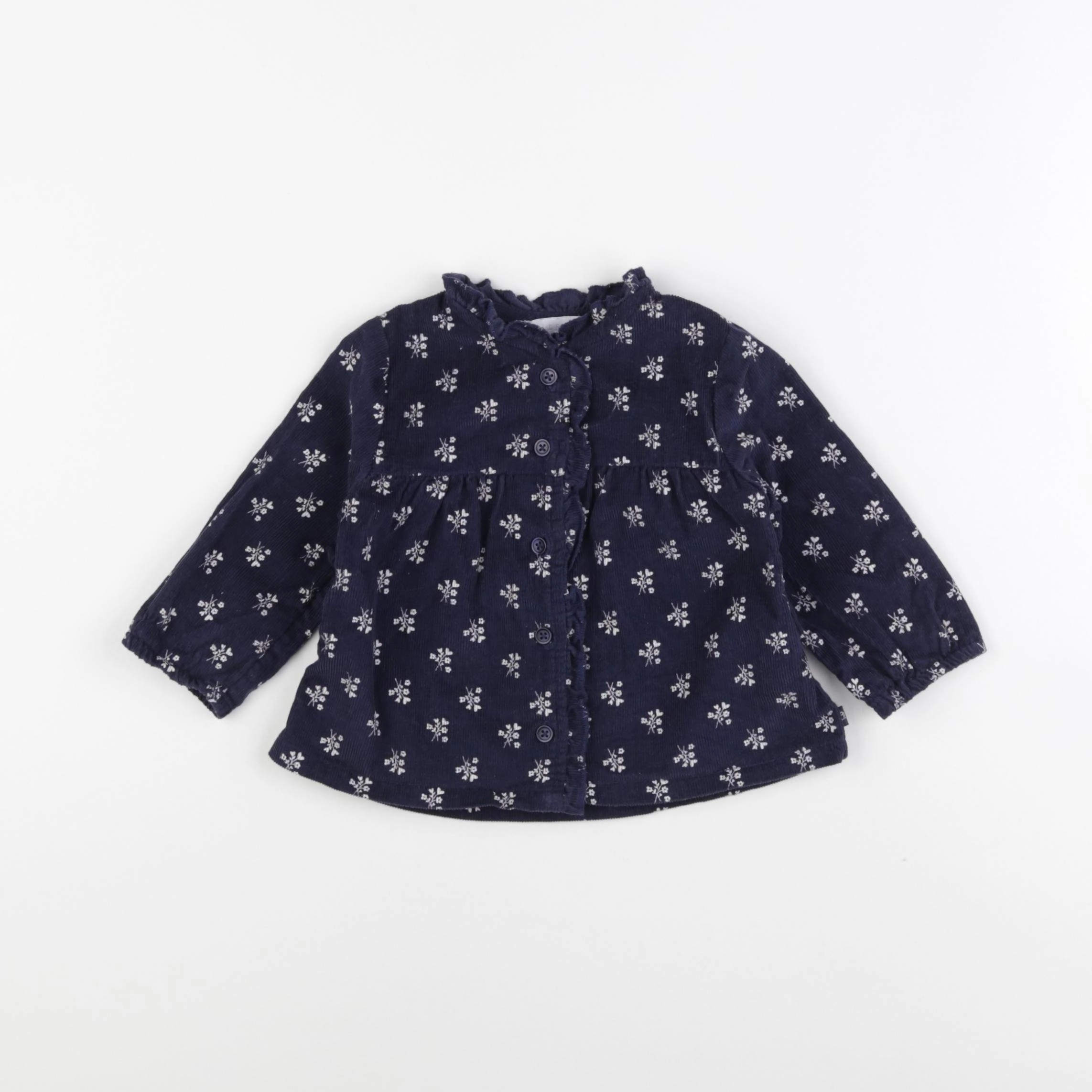 Cadet Rousselle - blouse bleu - 6 mois