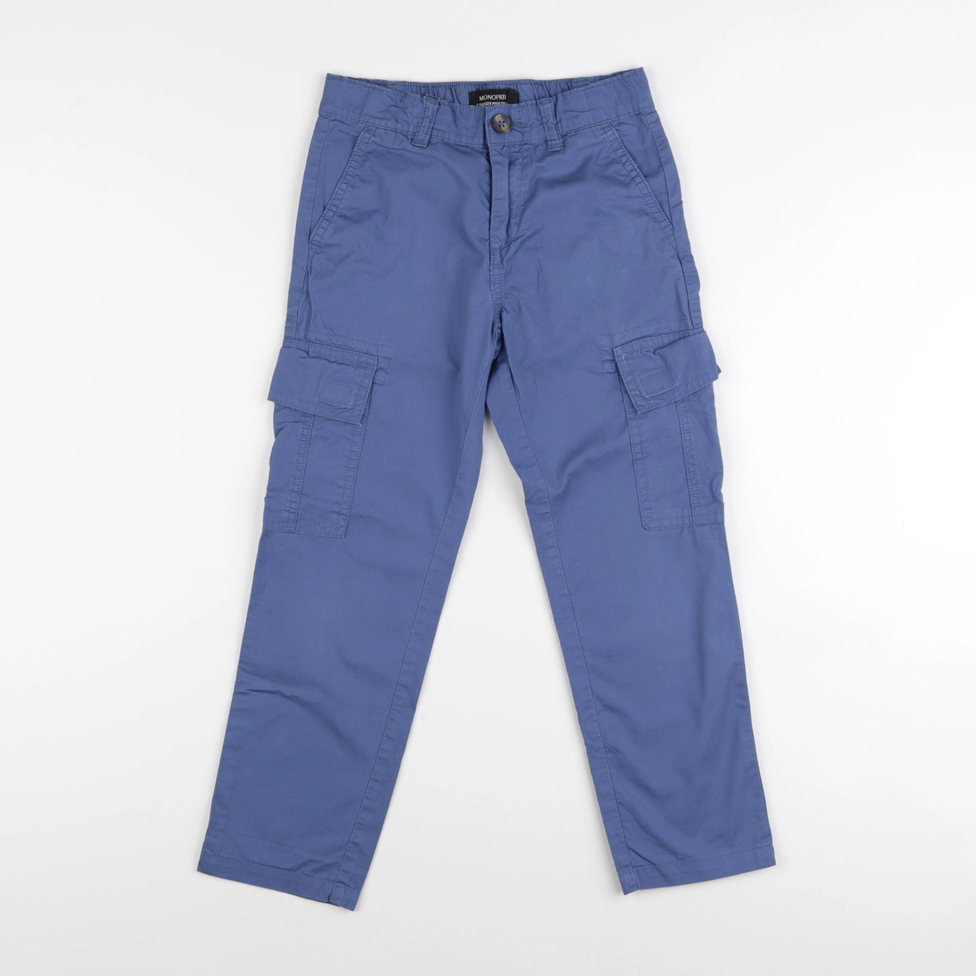 Monoprix - pantalon bleu - 8 ans