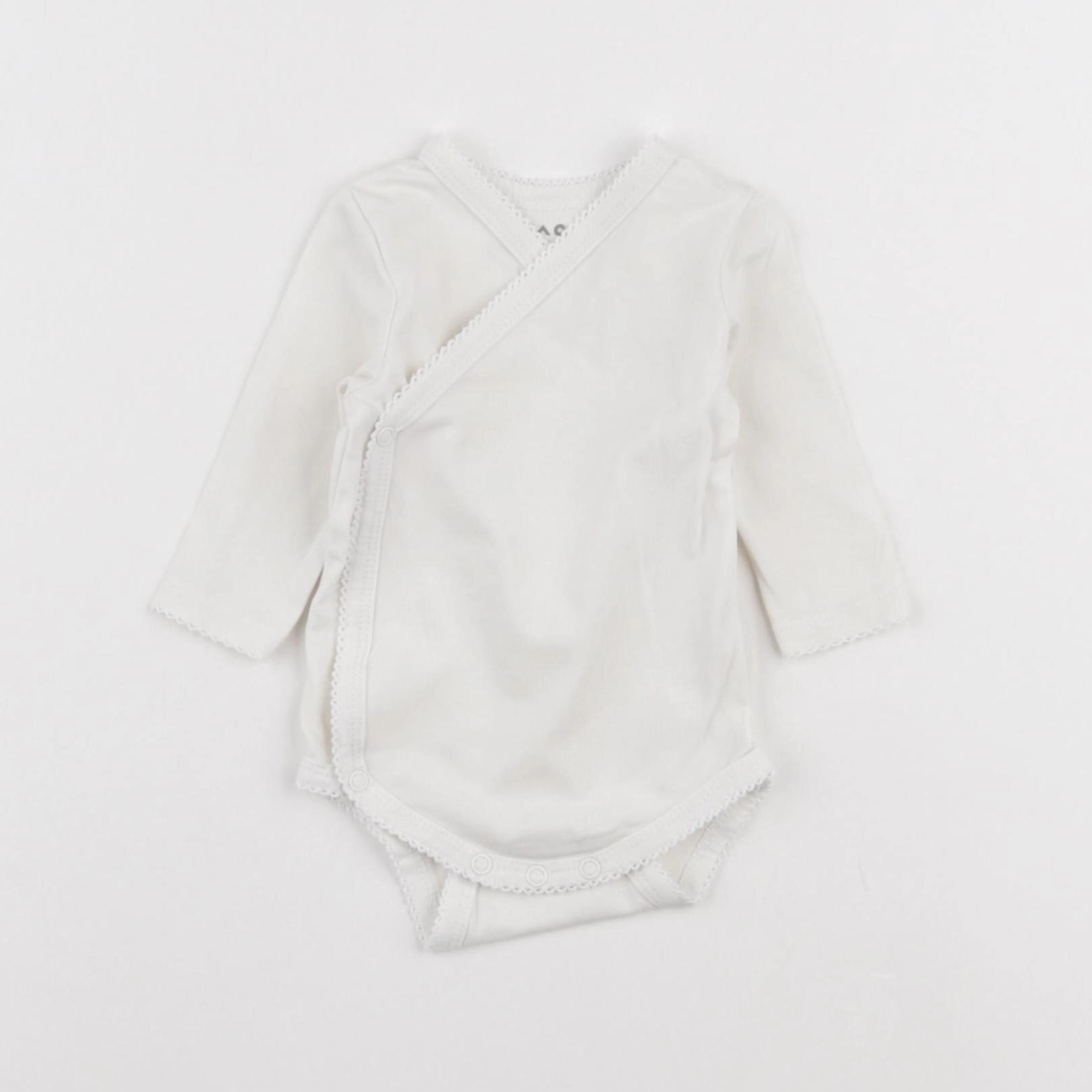 Tape à l'oeil - body beige - 1 mois