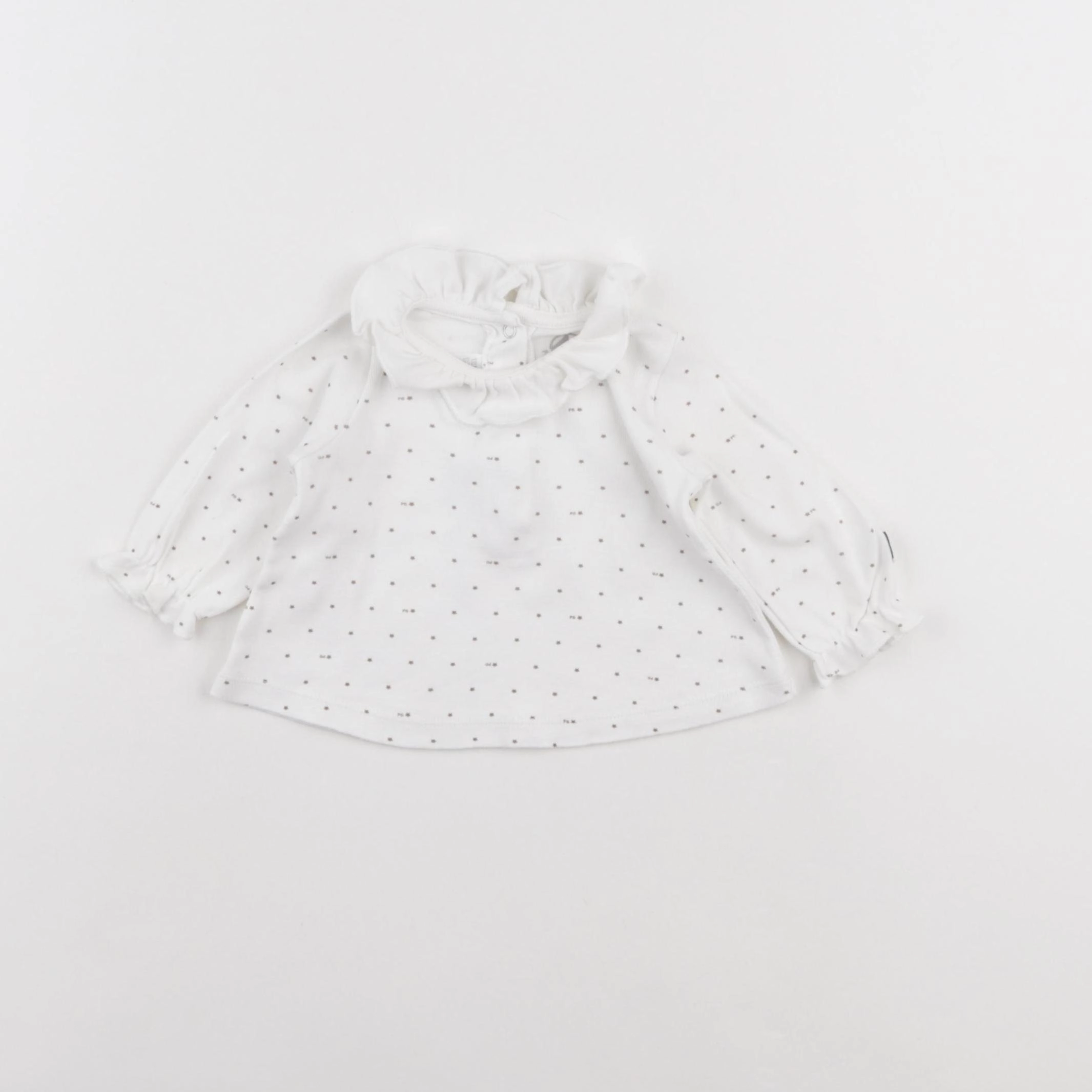Petit Bateau - tee-shirt blanc - 1 mois