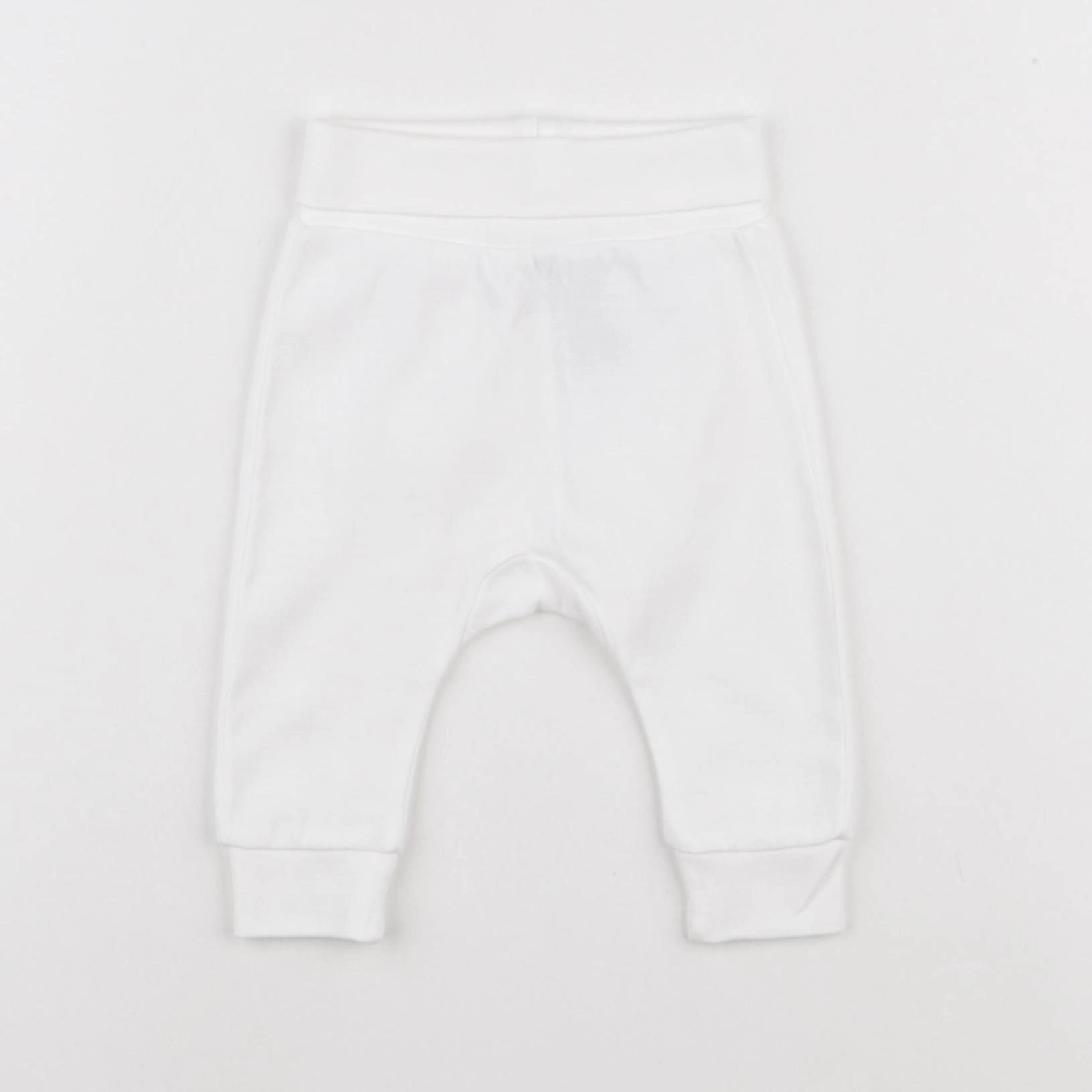 H&M - legging blanc - 1/3 mois