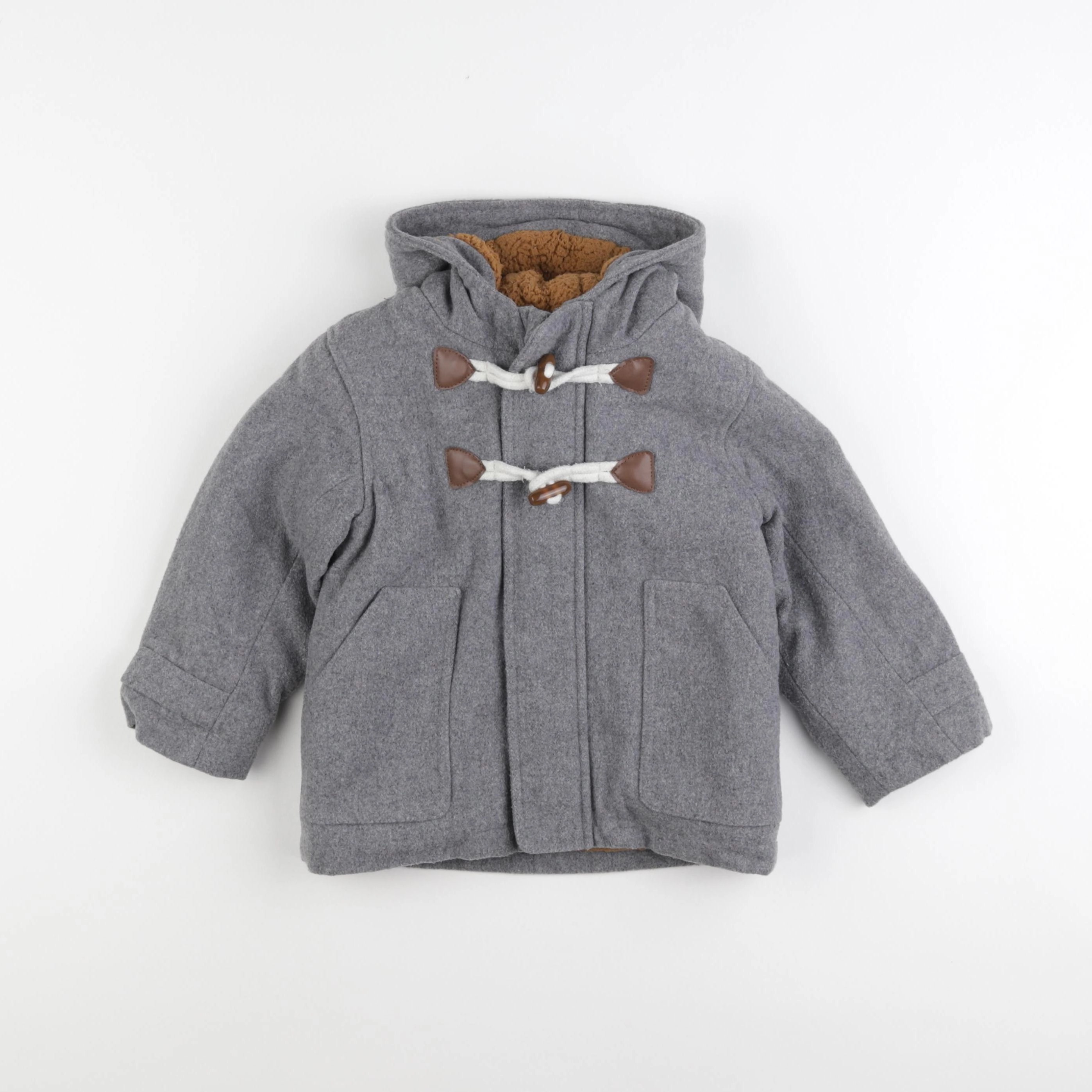 Vertbaudet - manteau gris - 3 ans