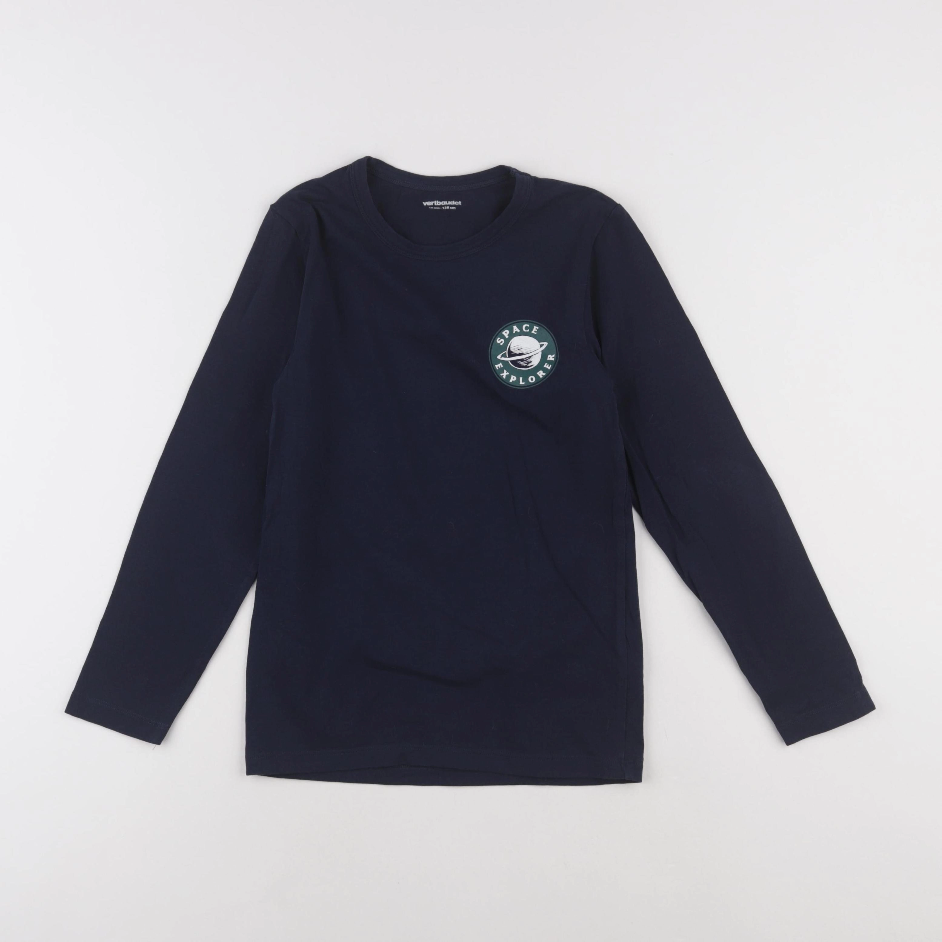 Vertbaudet - tee-shirt bleu - 10 ans
