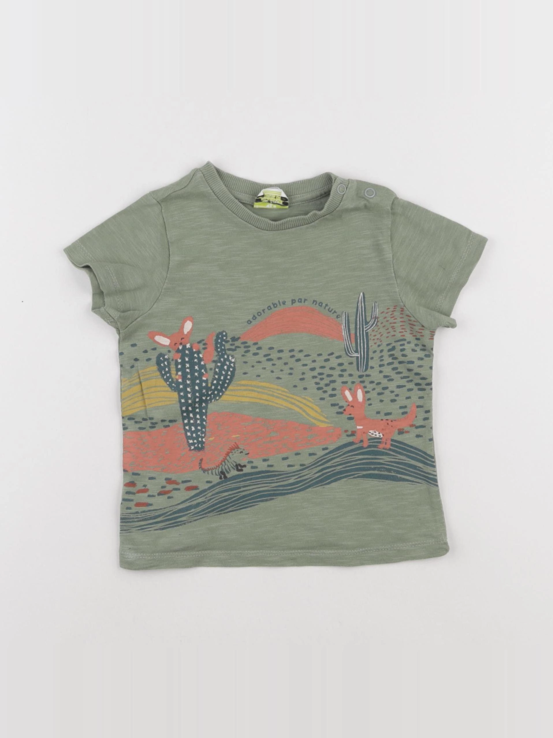 Tape à l'oeil - tee-shirt vert - 24 mois
