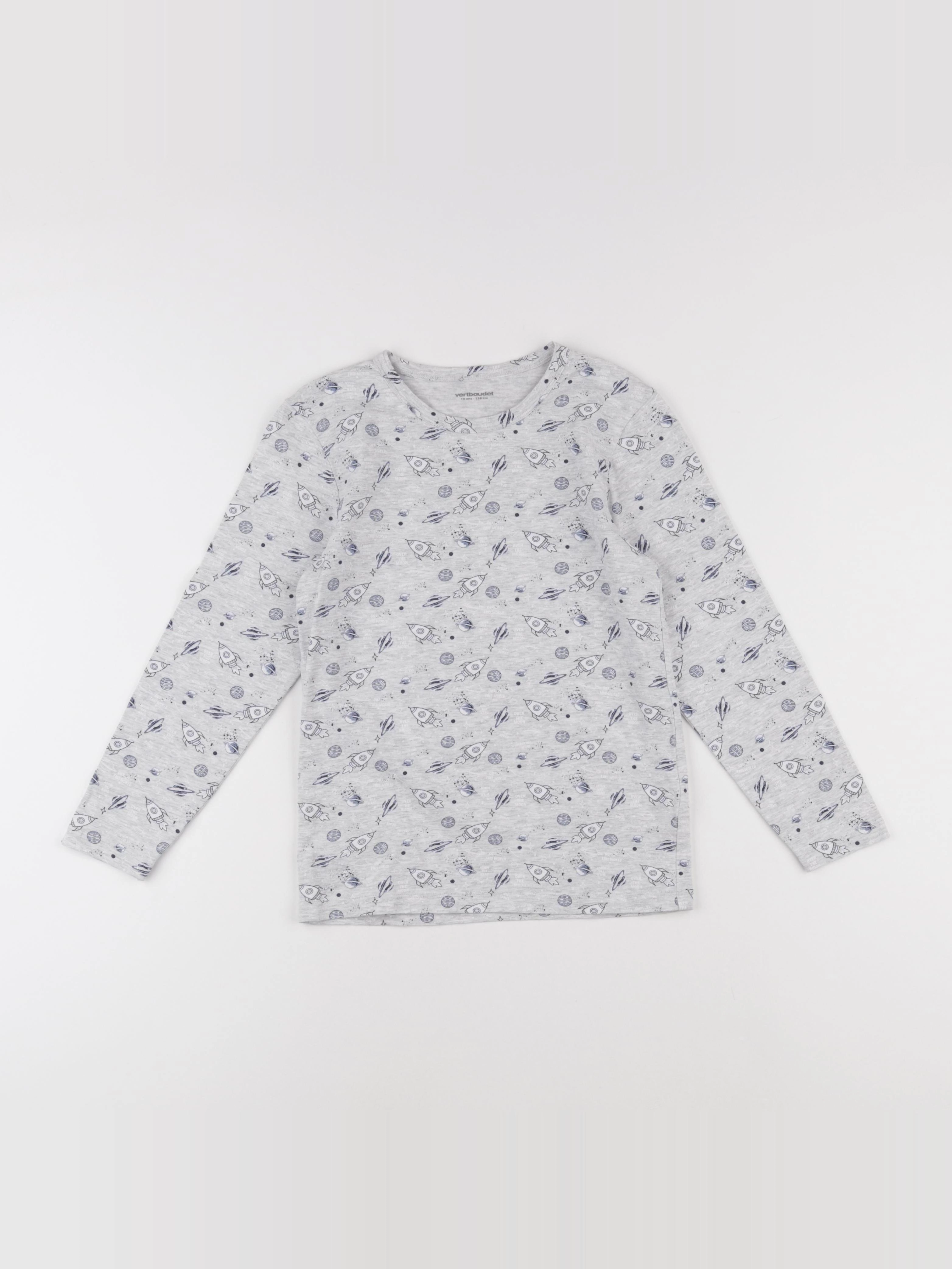 Vertbaudet - maillot de corps gris - 10 ans