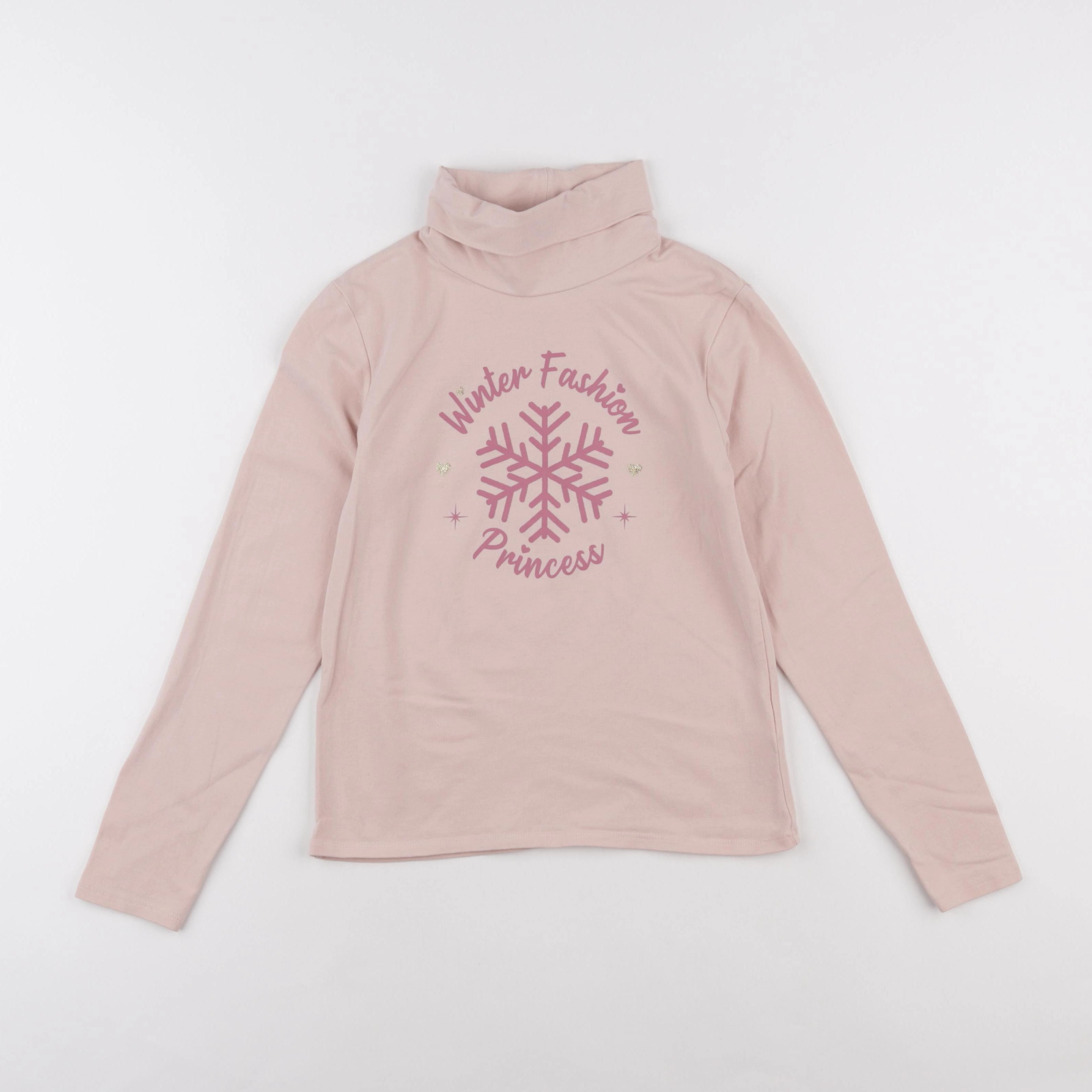 Vertbaudet - sous-pull rose - 10 ans
