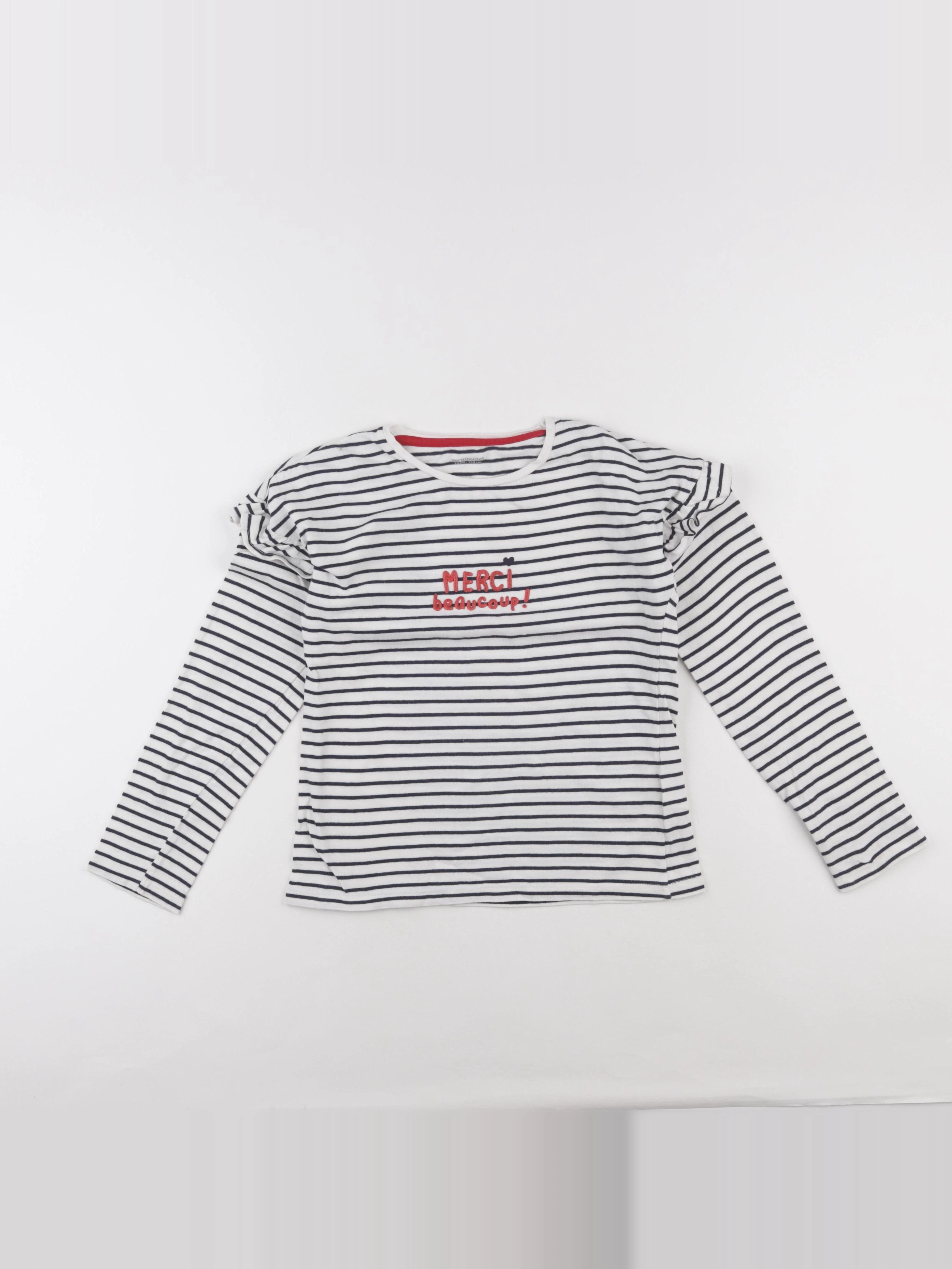 Vertbaudet - tee-shirt blanc - 10 ans