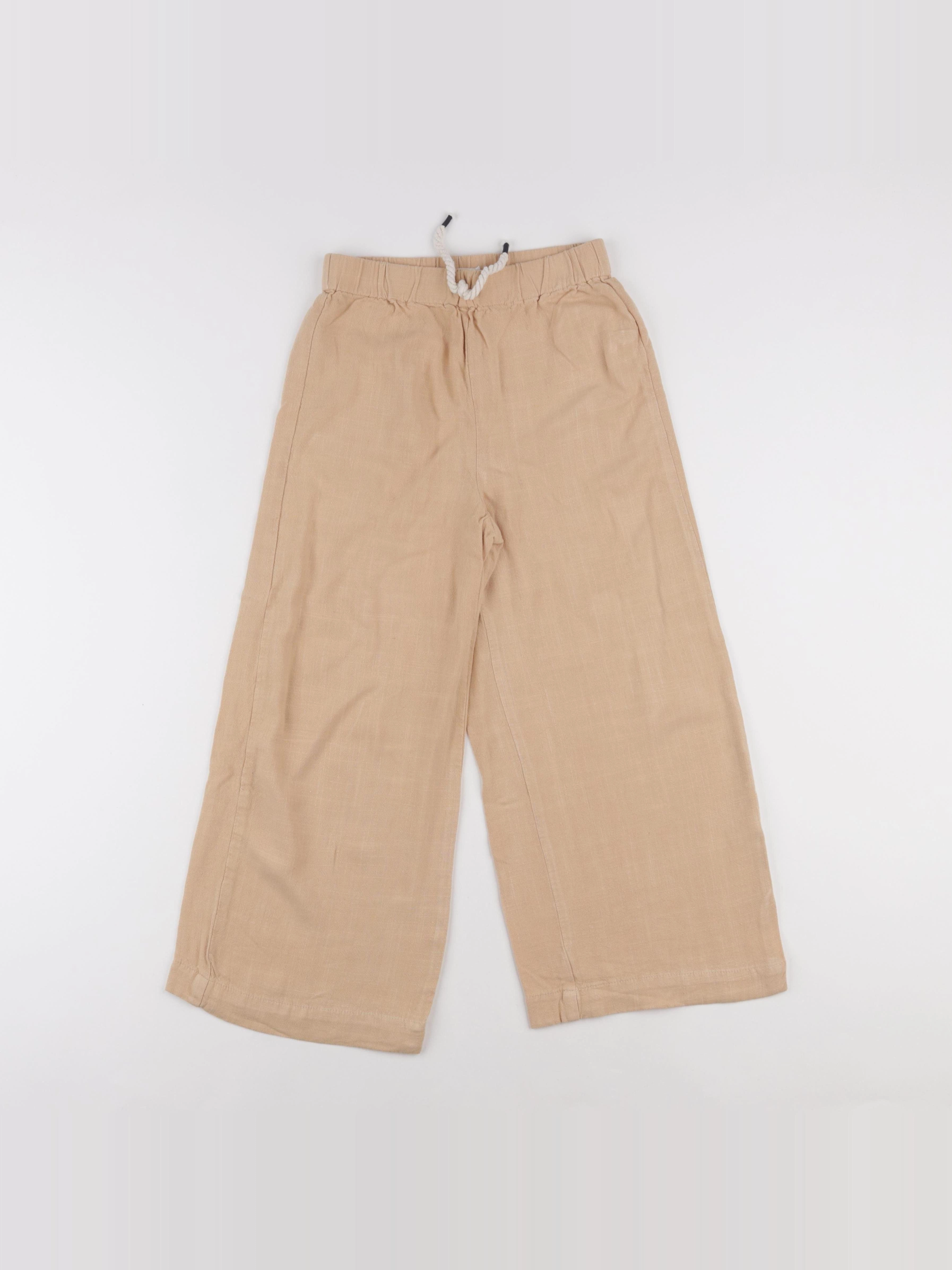 Monoprix - pantalon beige - 10 ans