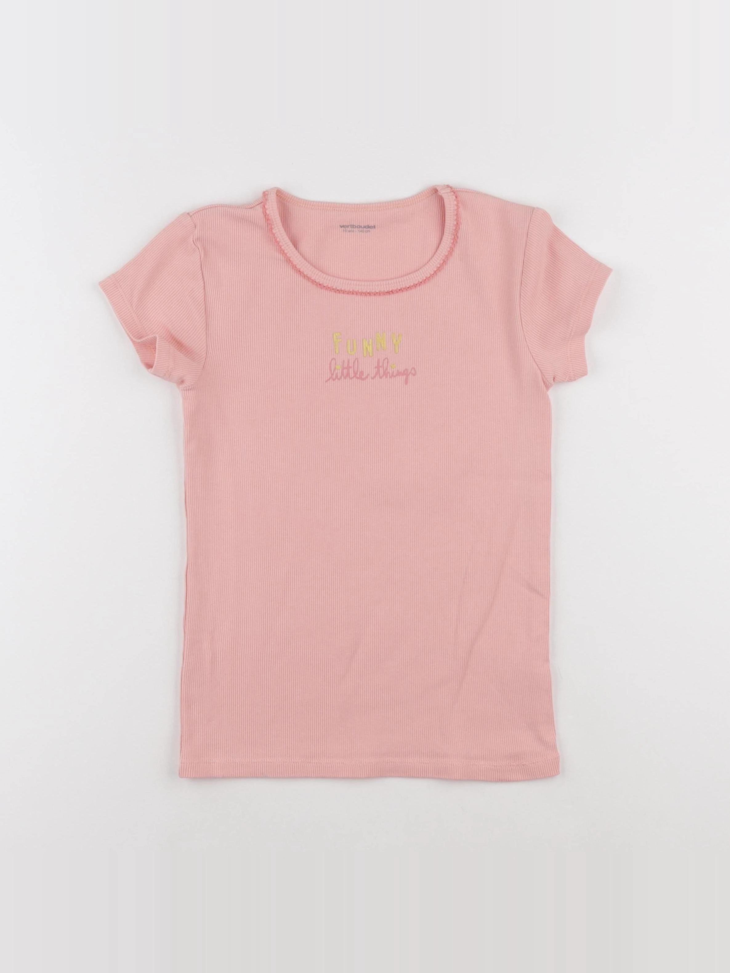 Vertbaudet - maillot de corps rose - 10 ans