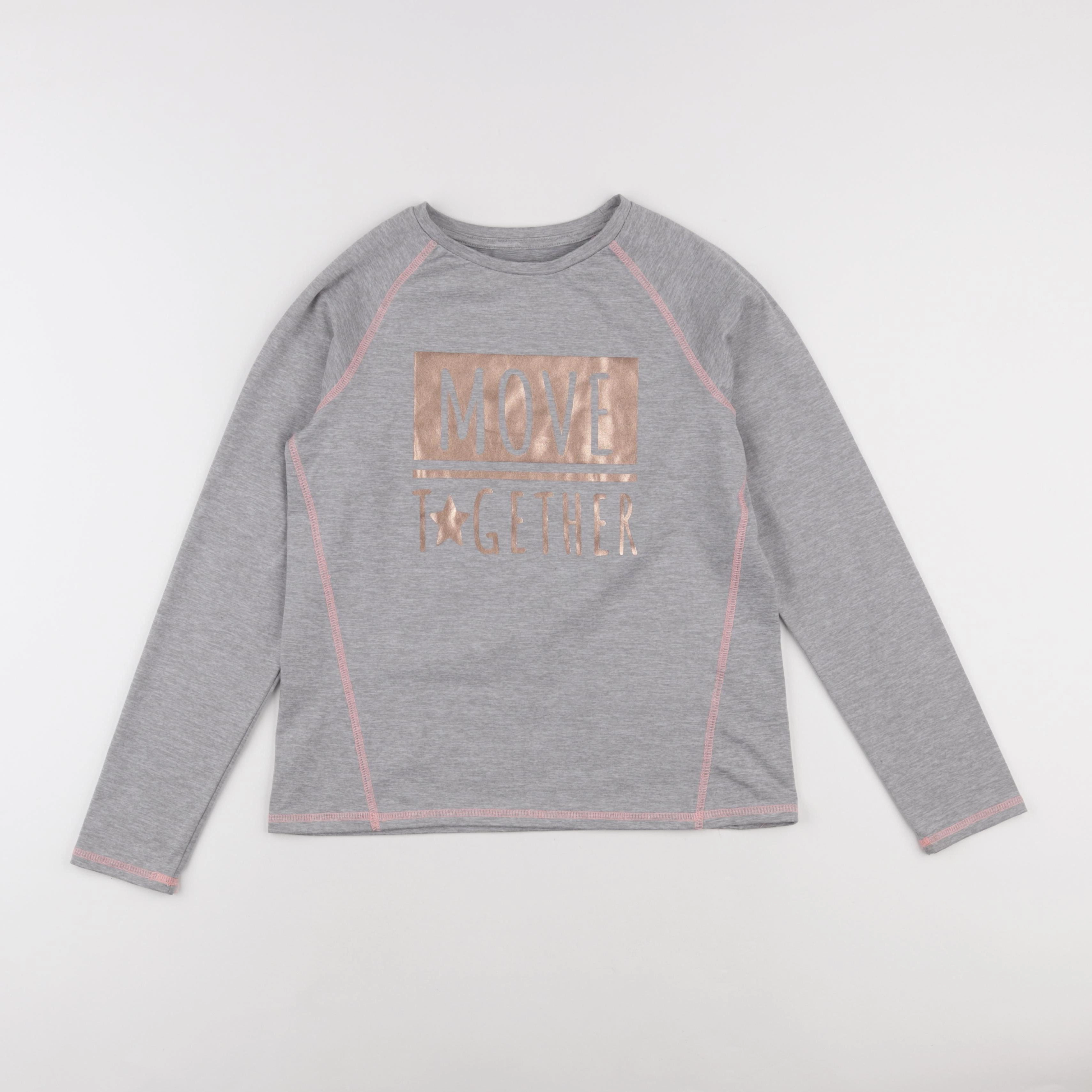 Vertbaudet - tee-shirt gris - 10 ans