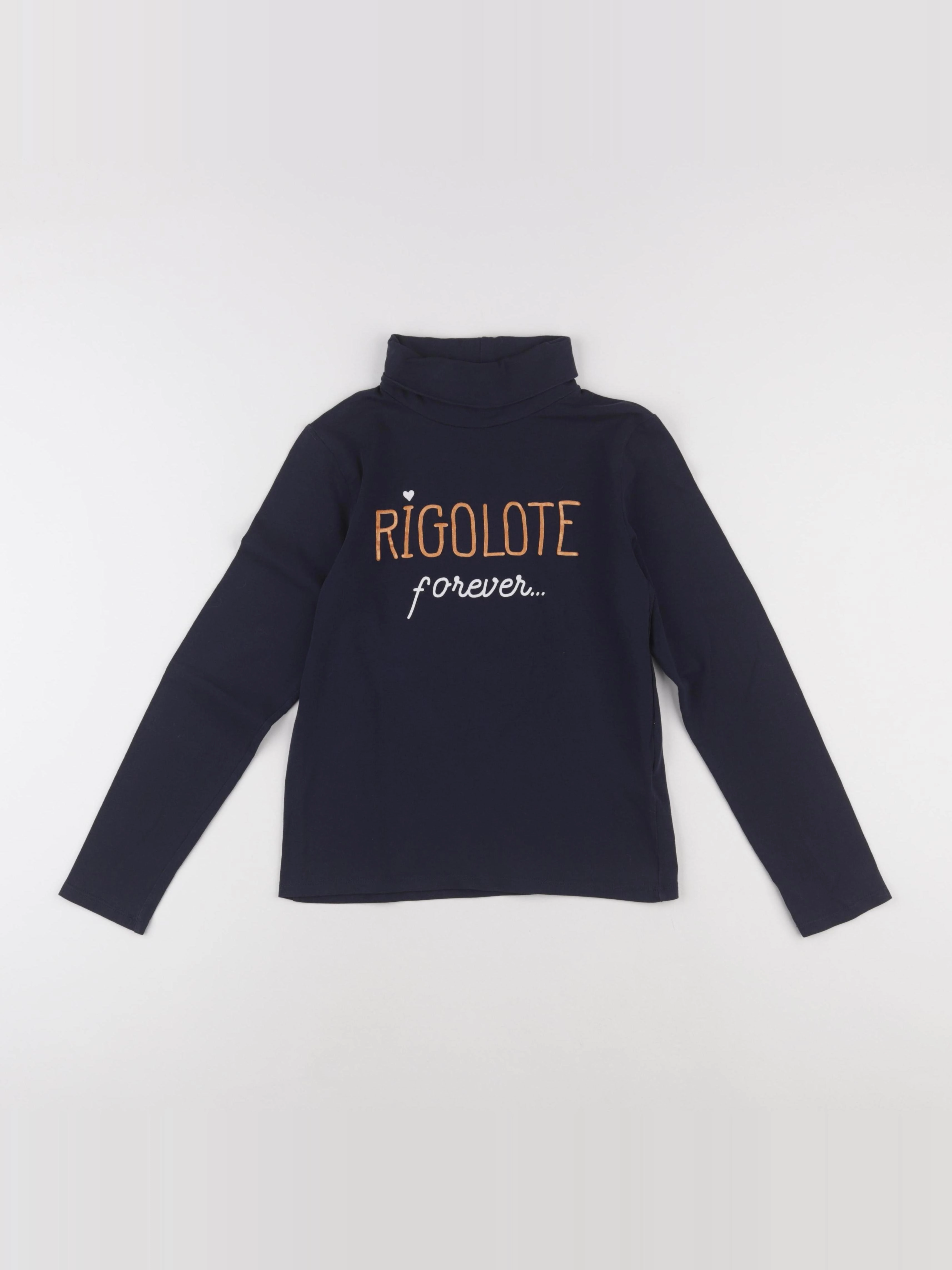 Vertbaudet - sous-pull bleu - 10 ans