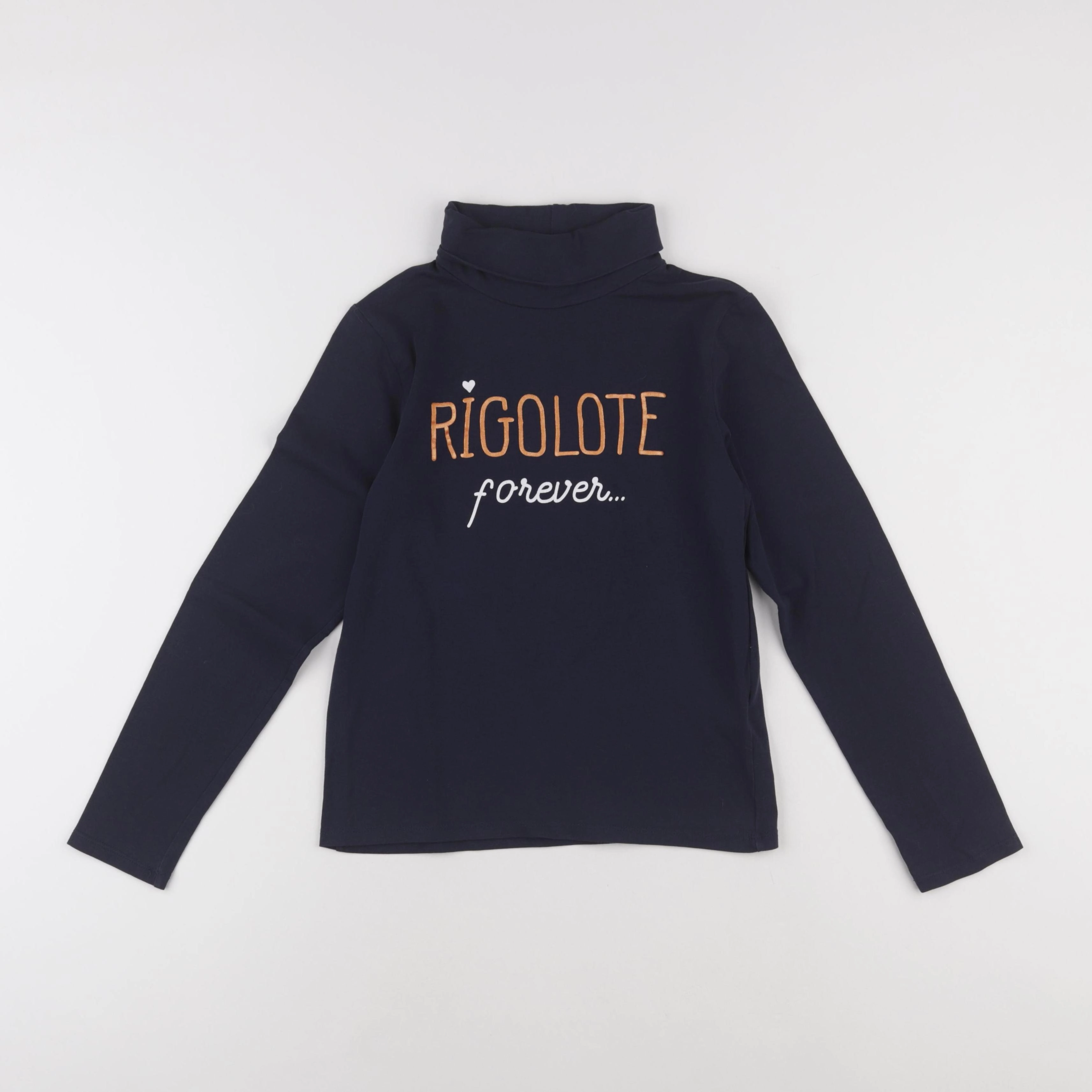 Vertbaudet - sous-pull bleu - 10 ans