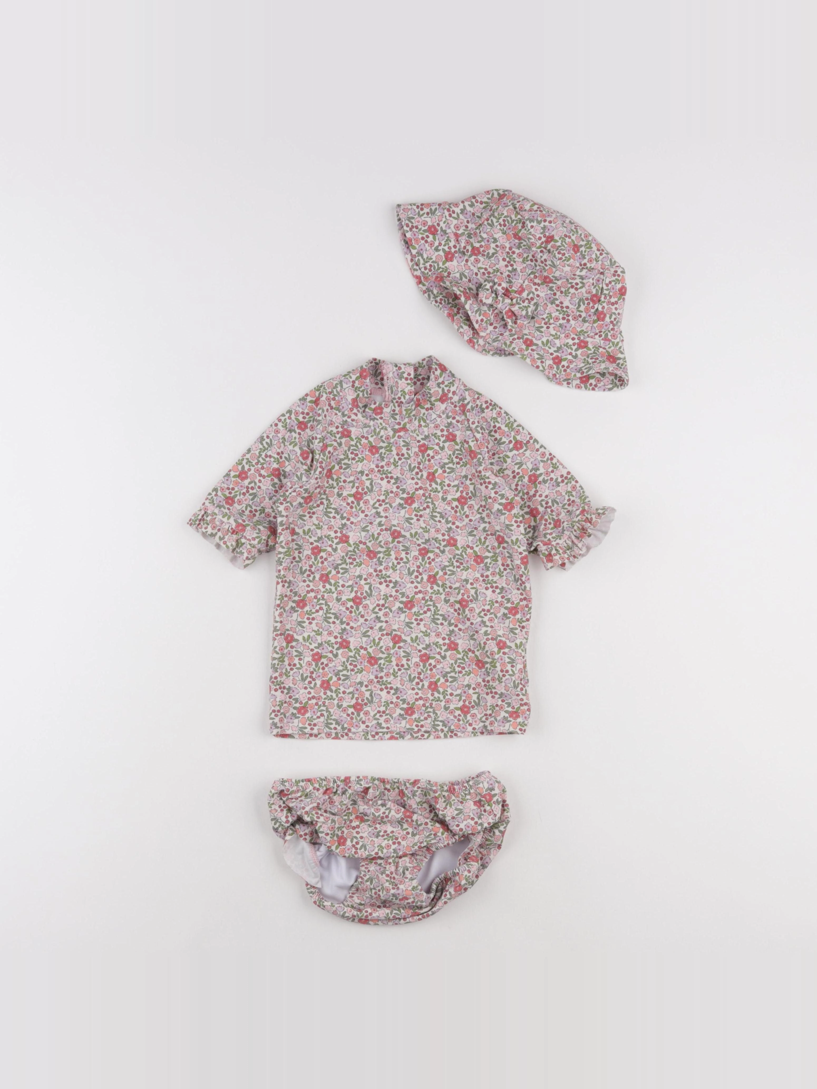 Vertbaudet - ensemble de bain multicolore - 3 ans