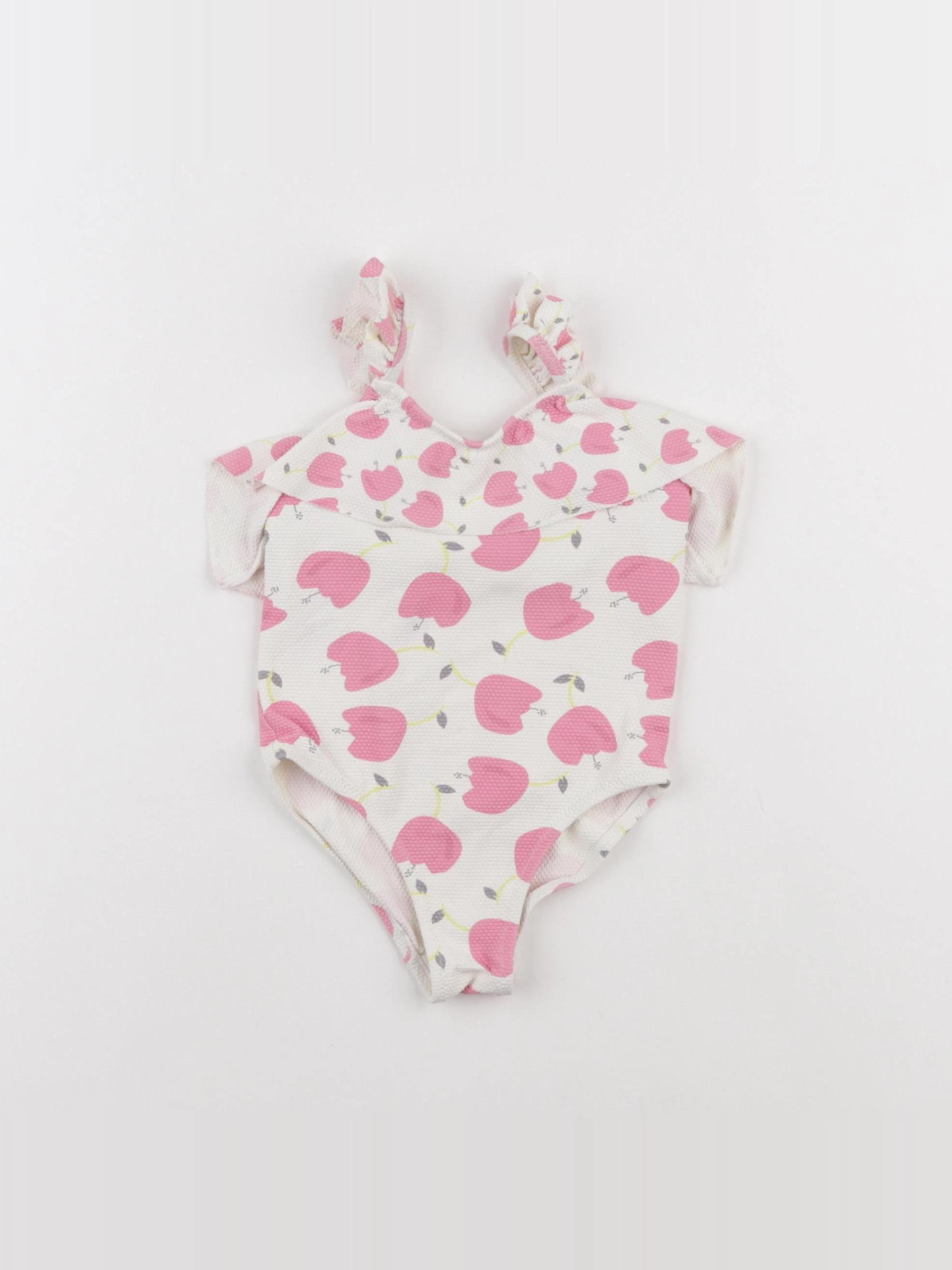 Zara - maillot de bain beige - 12/24 mois