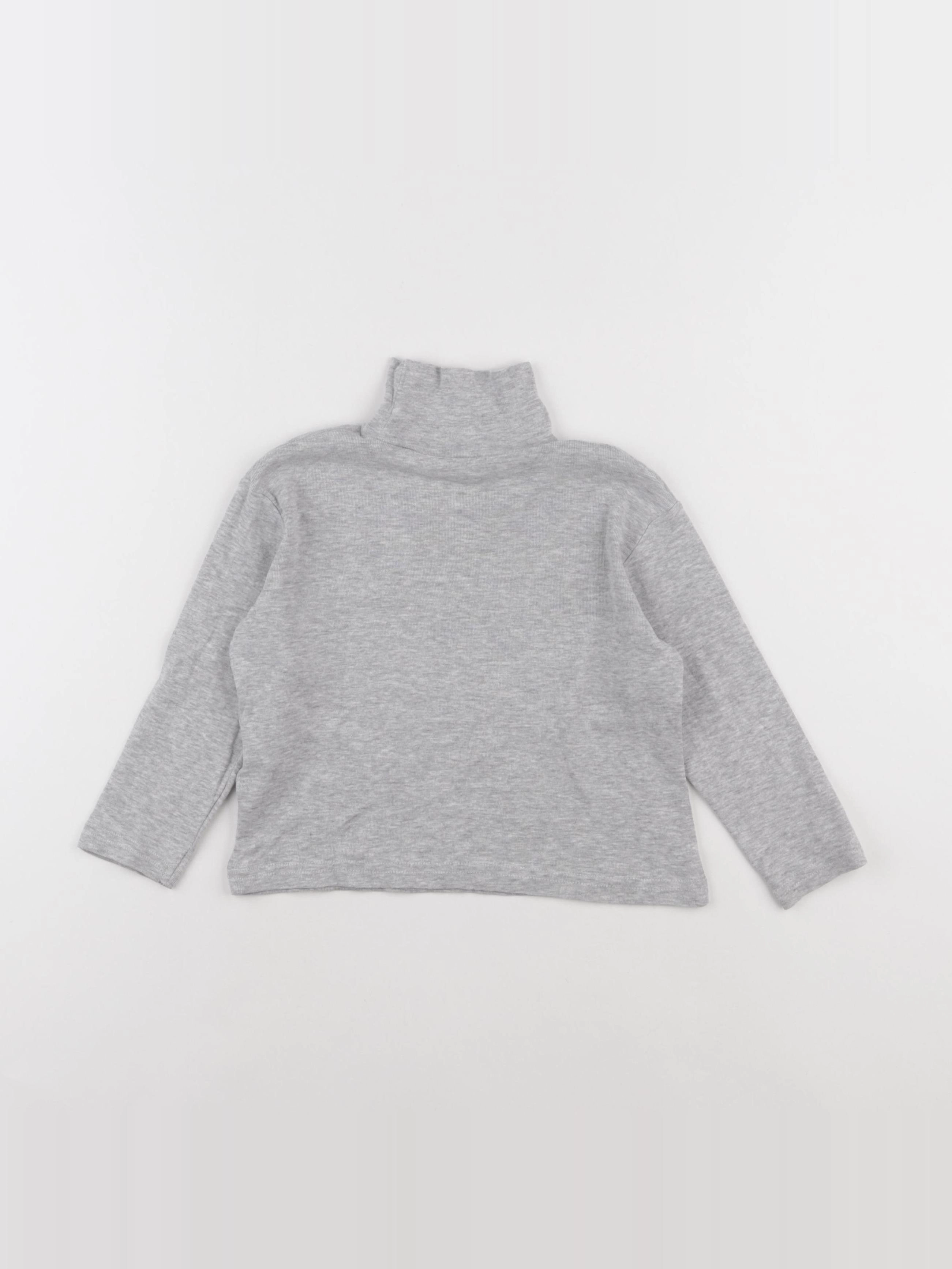 Vertbaudet - sous-pull gris - 3 ans