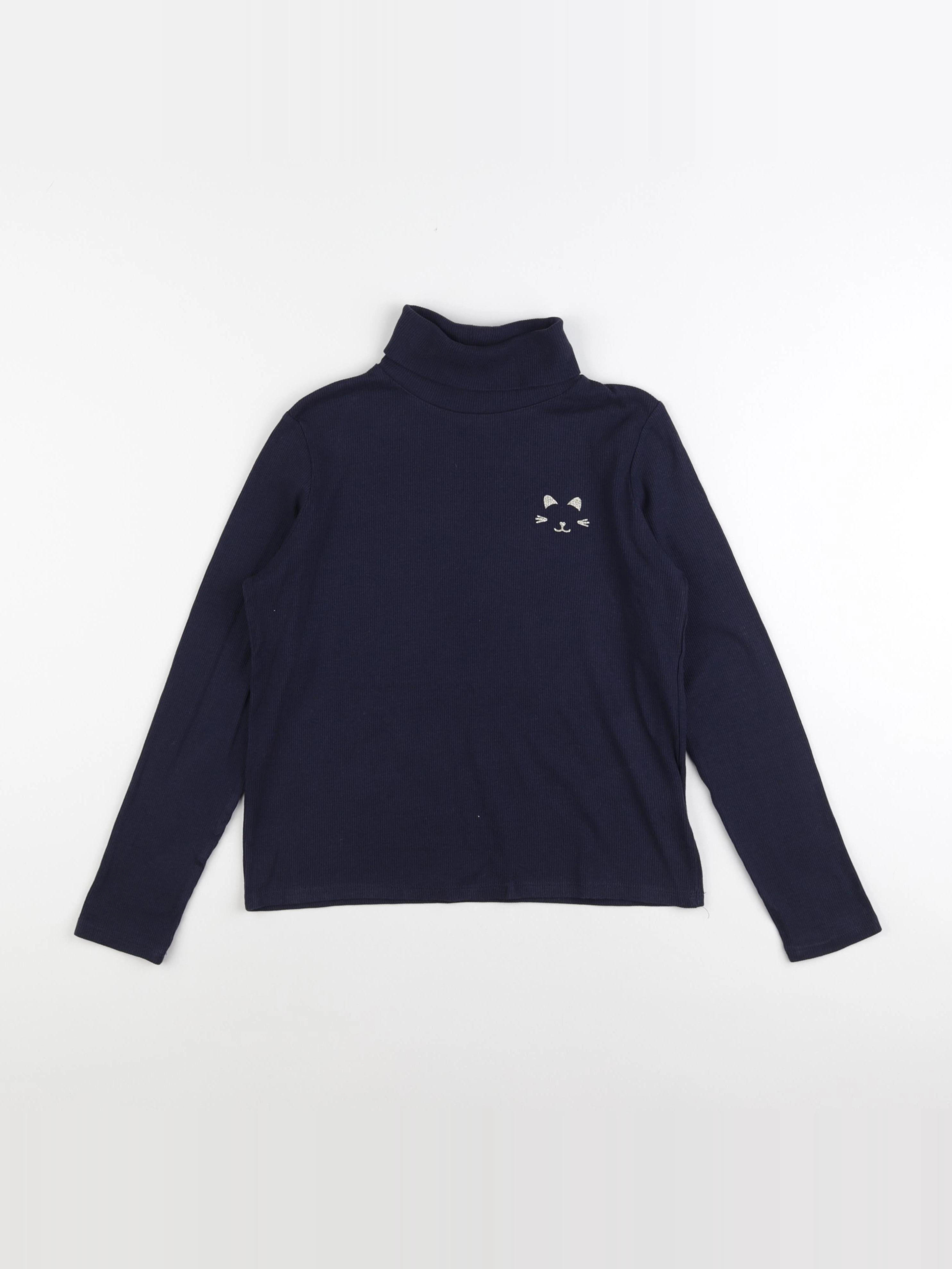 Vertbaudet - sous-pull bleu - 10 ans