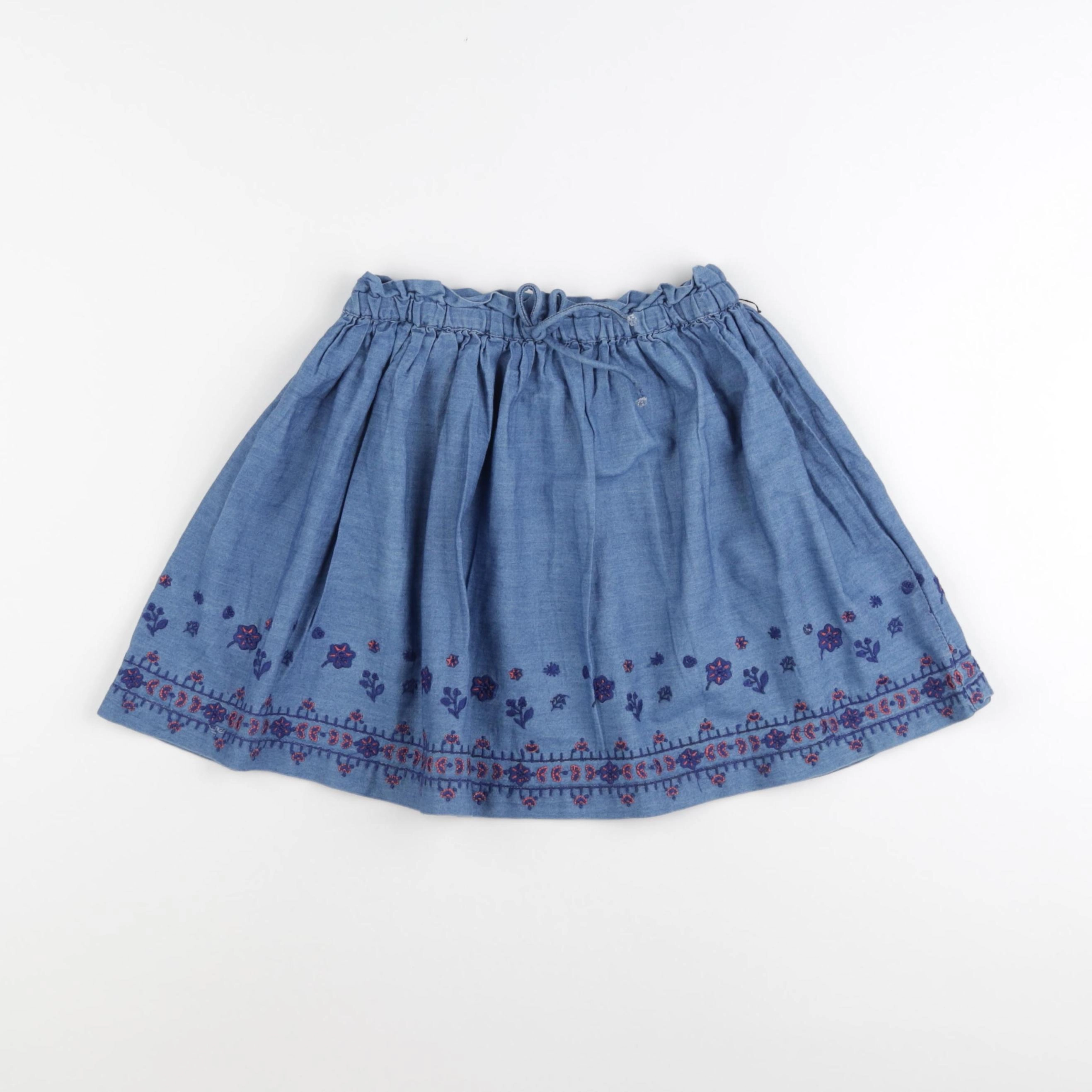Vertbaudet - jupe bleu - 8 ans