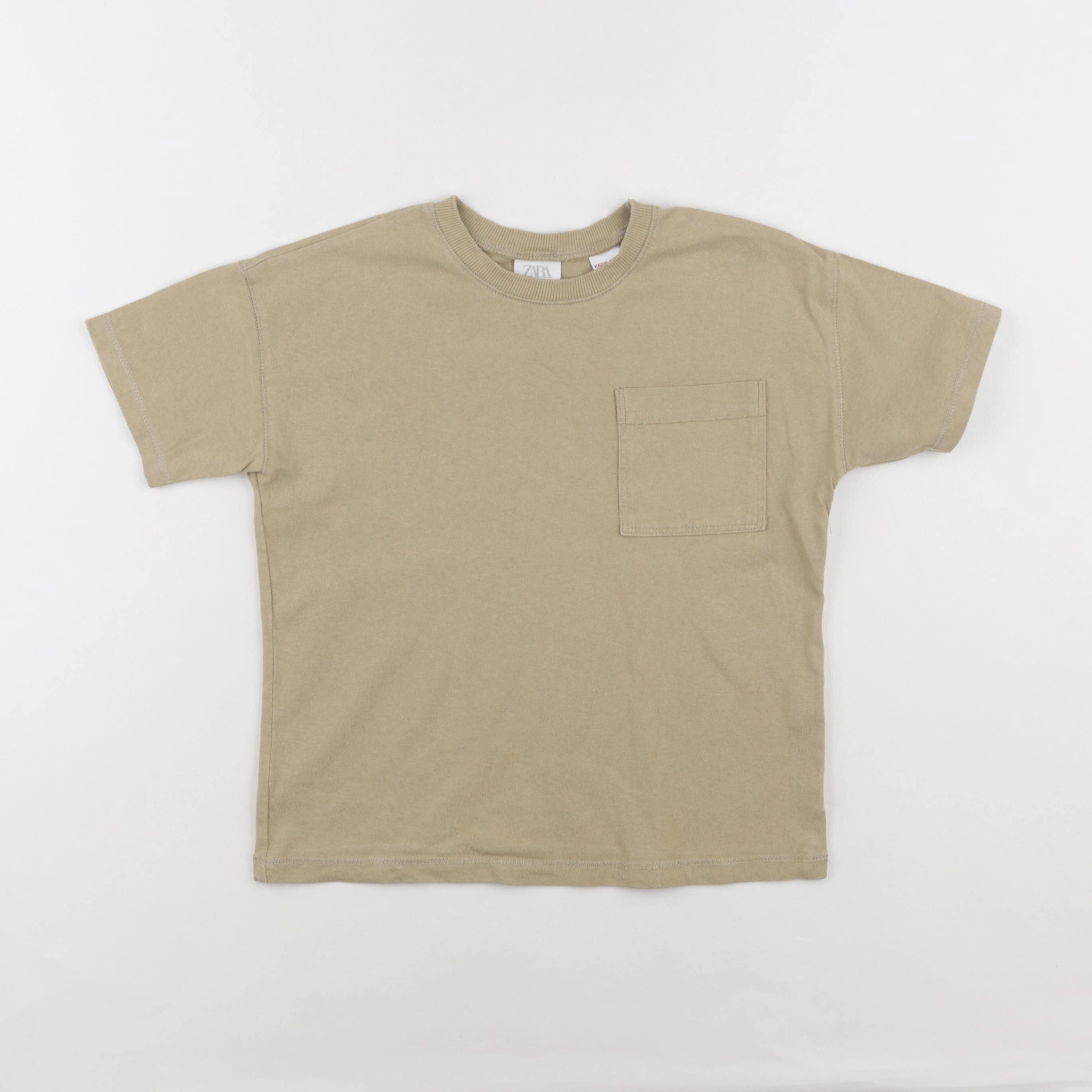 Zara - tee-shirt vert - 4/5 ans