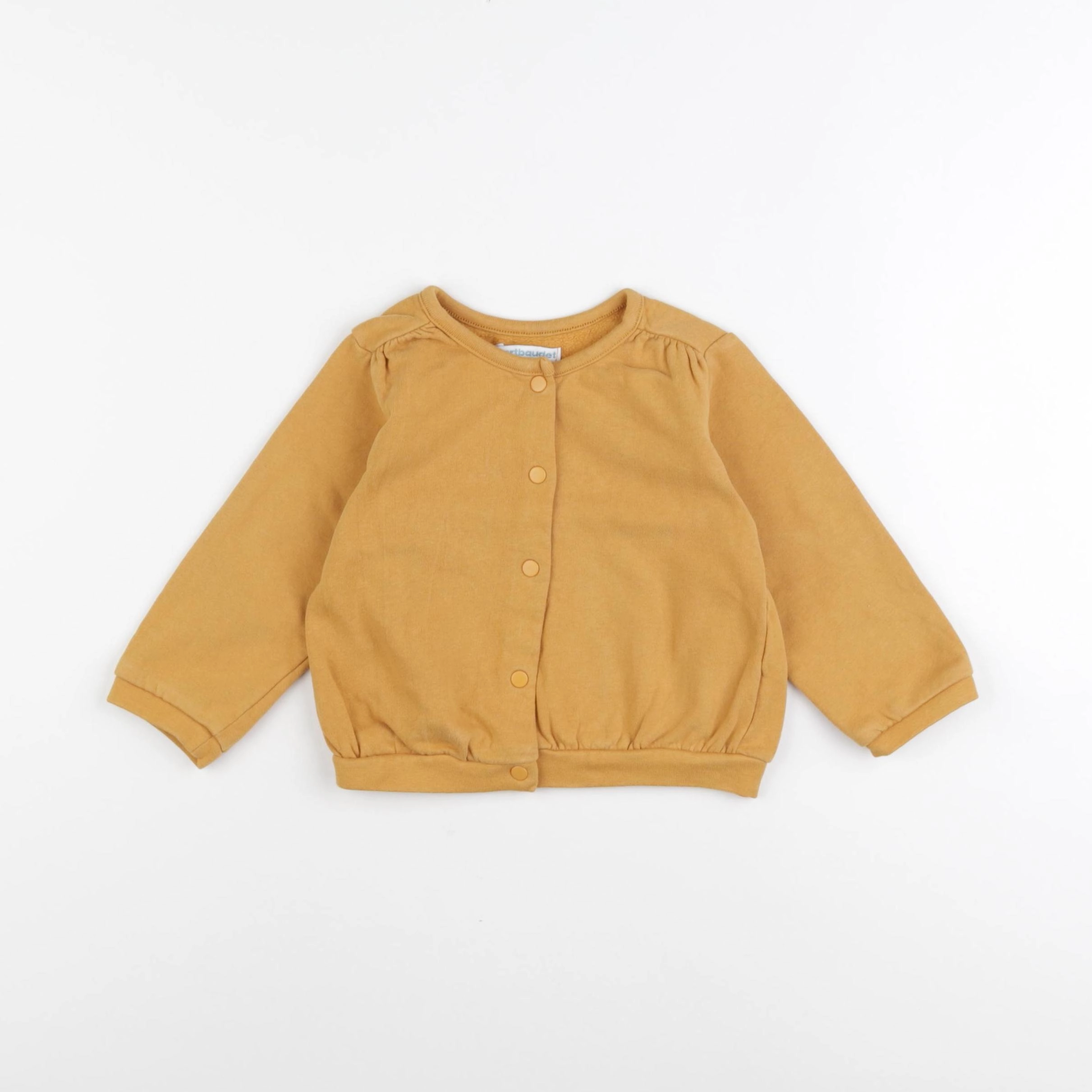 Vertbaudet - sweat jaune - 2 ans