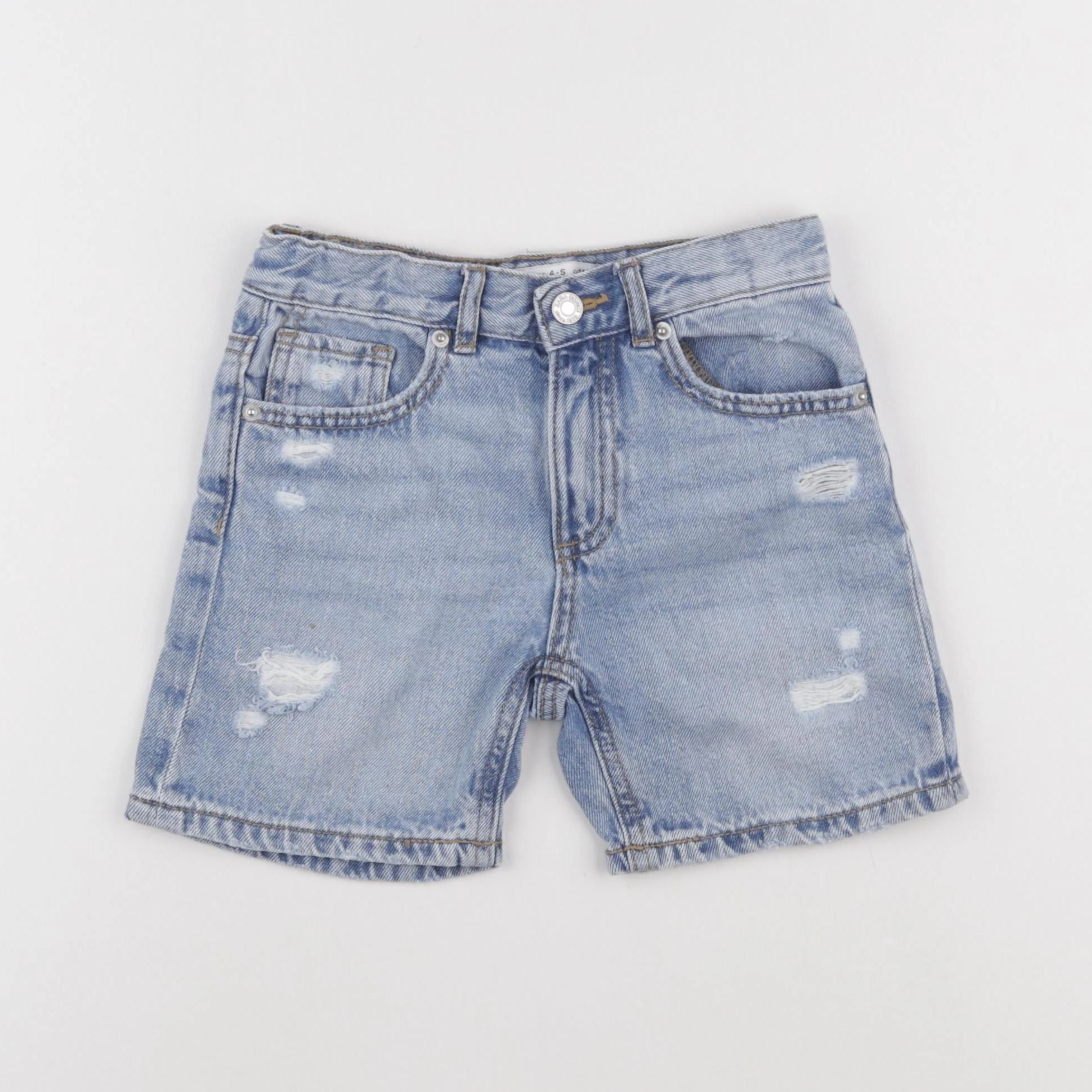 Zara - short bleu - 4/5 ans