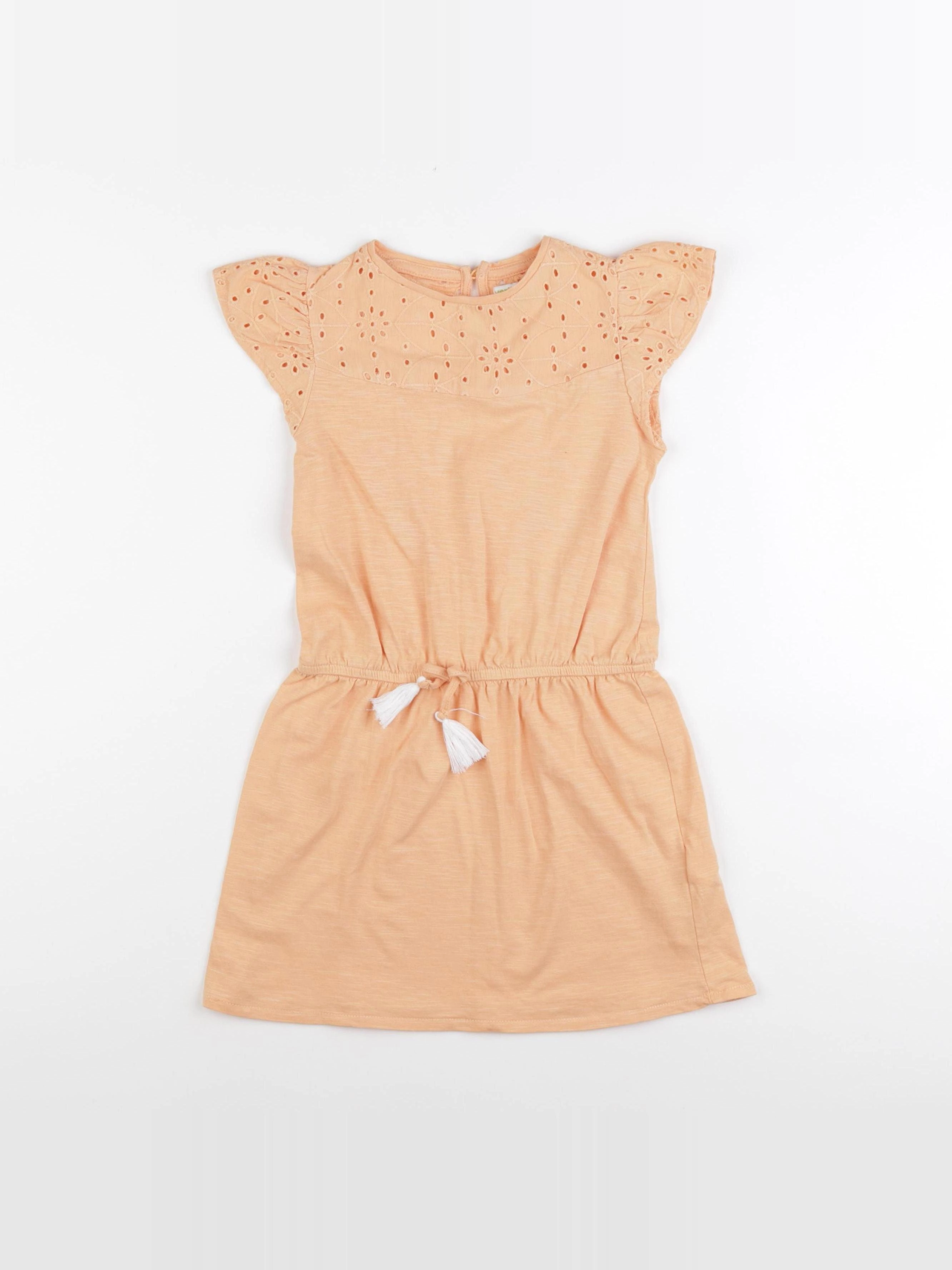 Vertbaudet - robe beige - 6 ans