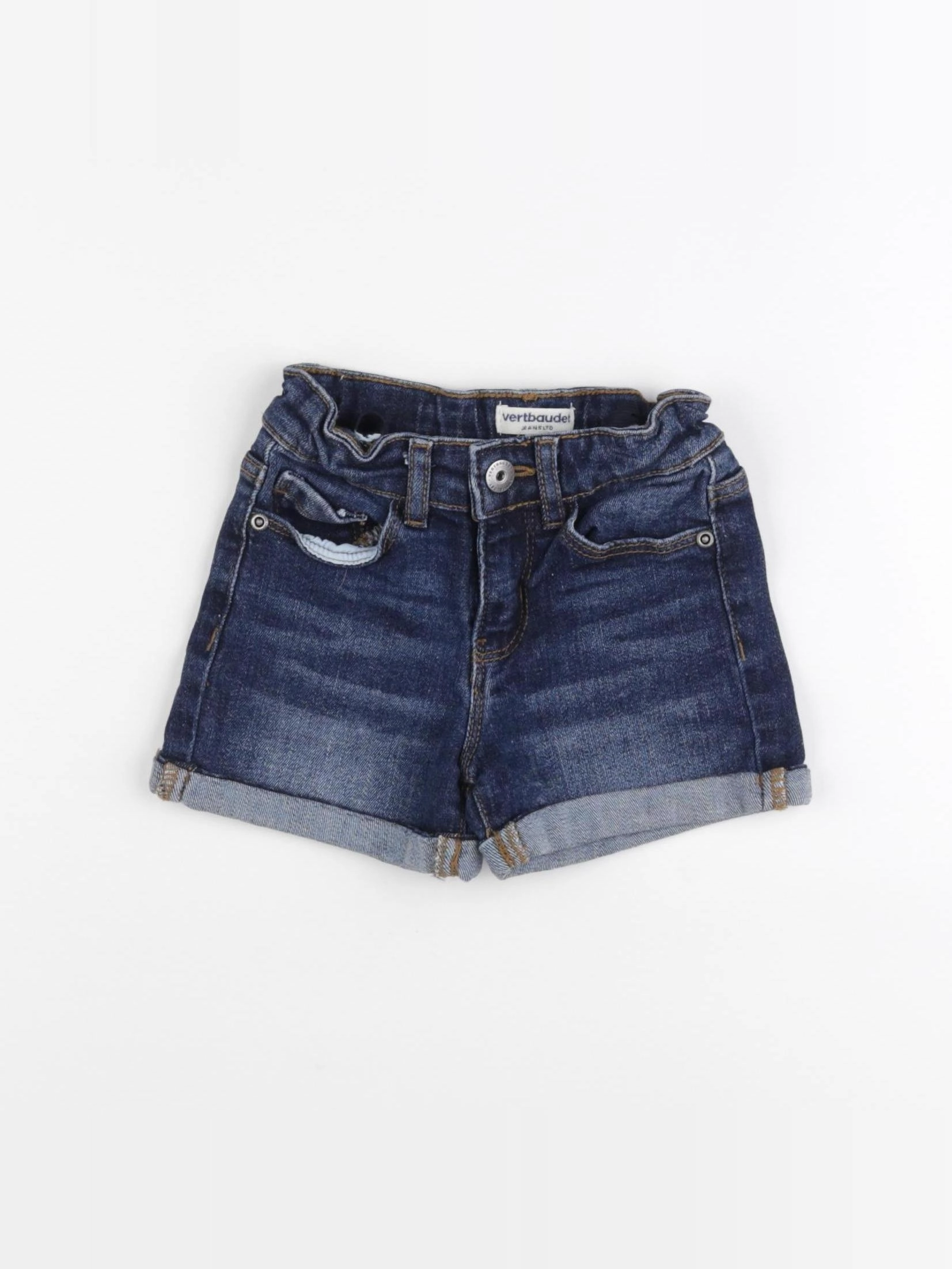 Vertbaudet - short bleu - 4 ans