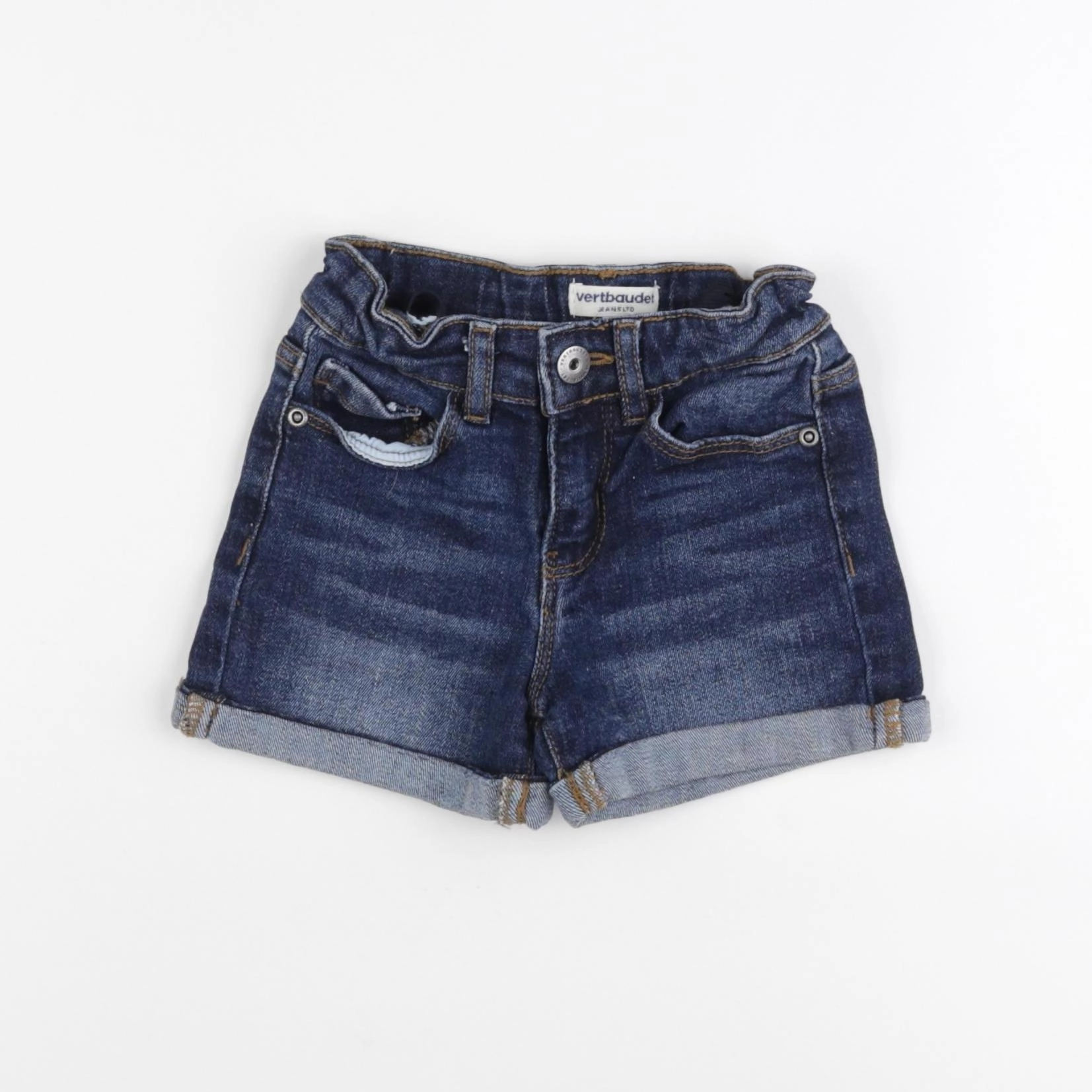 Vertbaudet - short bleu - 4 ans
