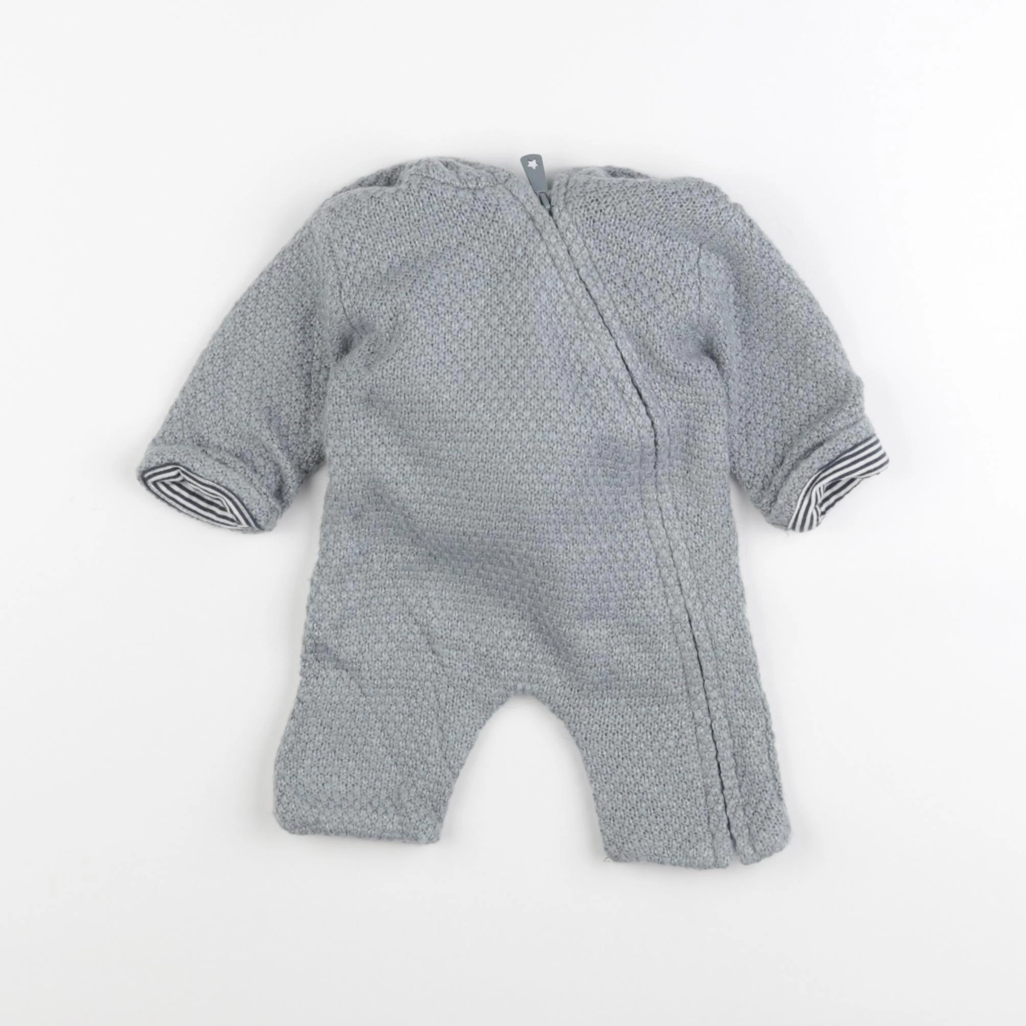 Vertbaudet - combinaison bleu - 1 mois