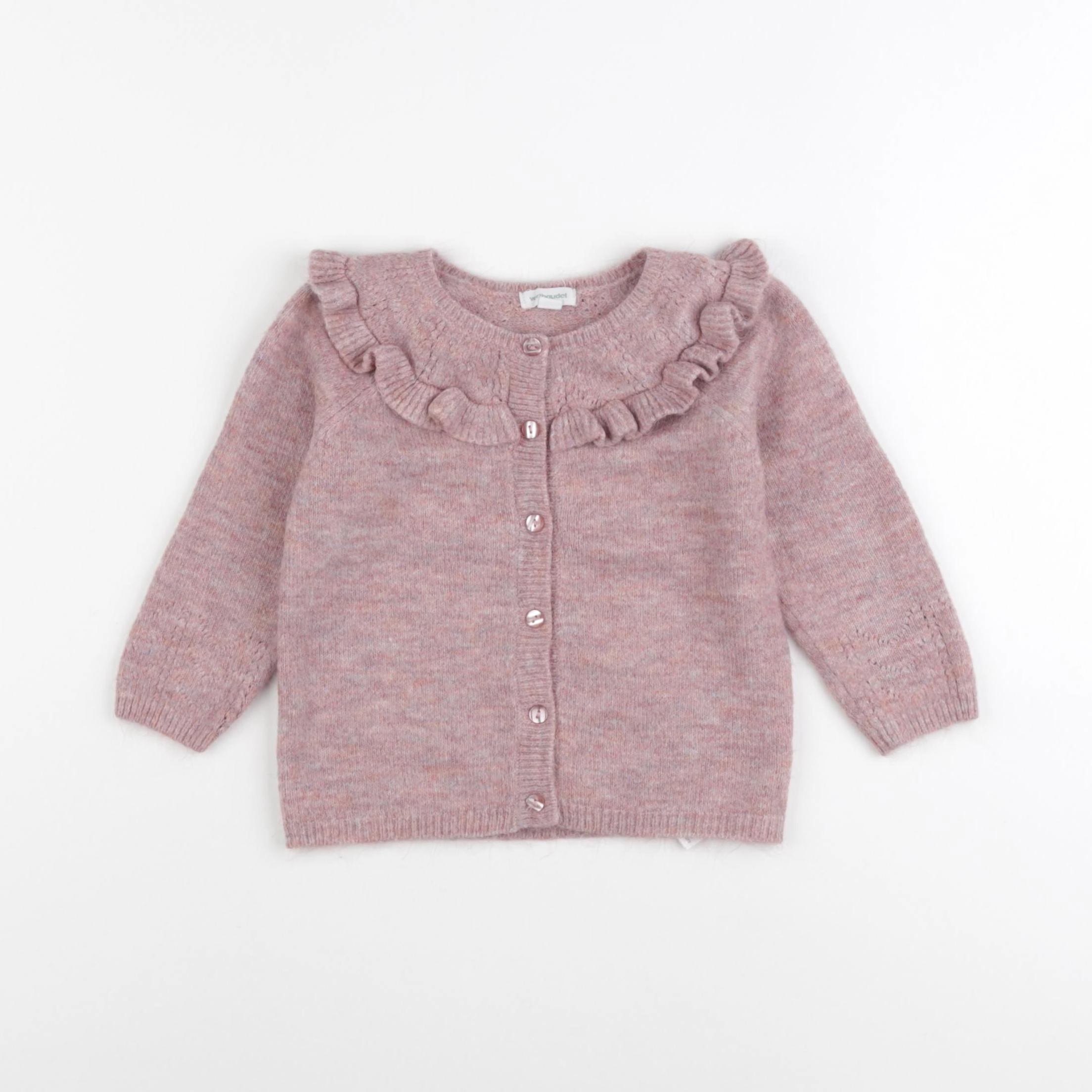 Vertbaudet - gilet rose - 24 mois