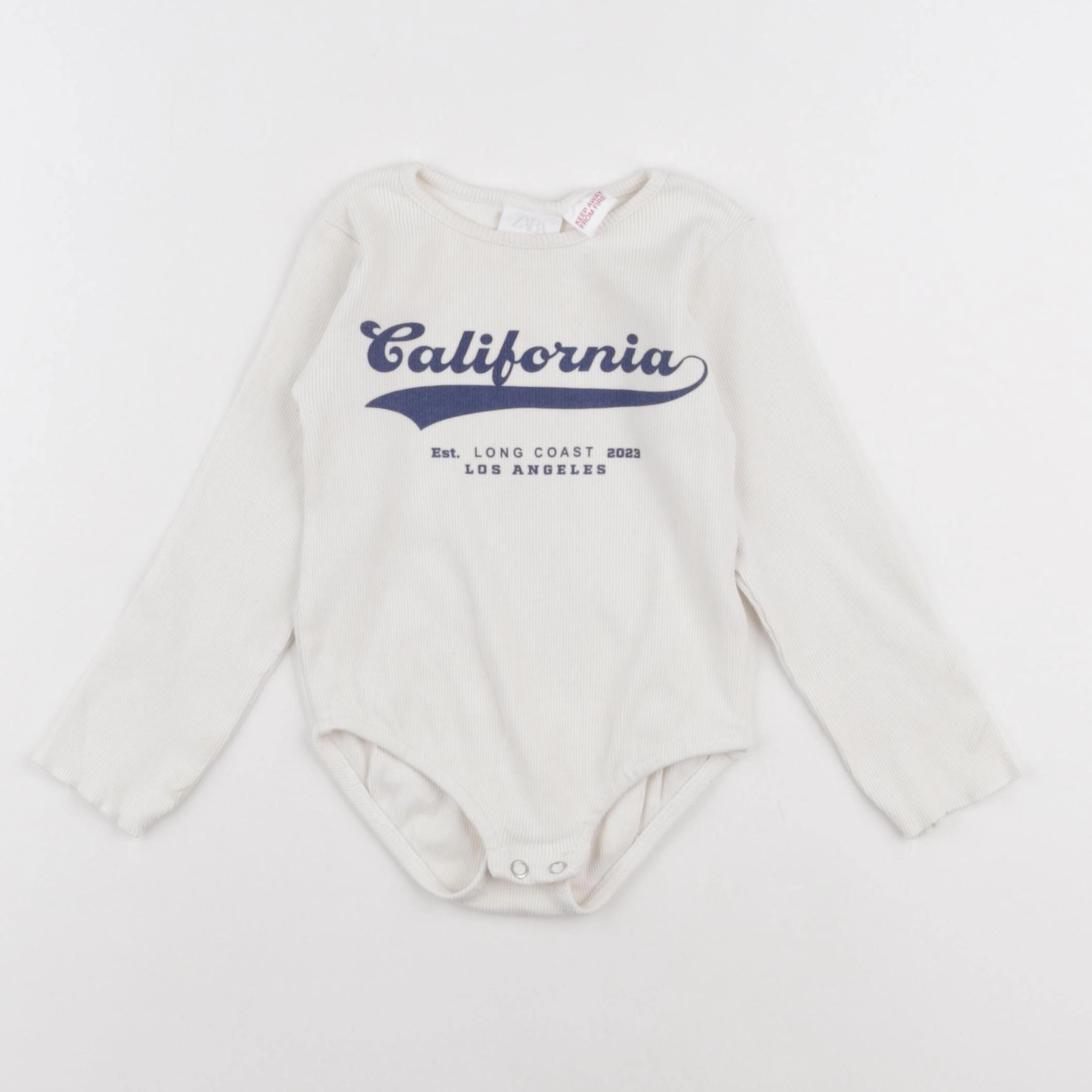 Zara - body beige - 2/3 ans