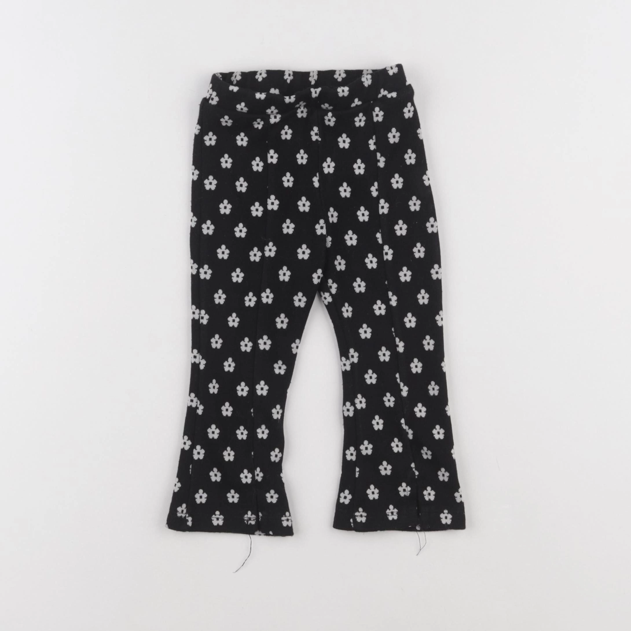Zara - legging noir - 12/18 mois
